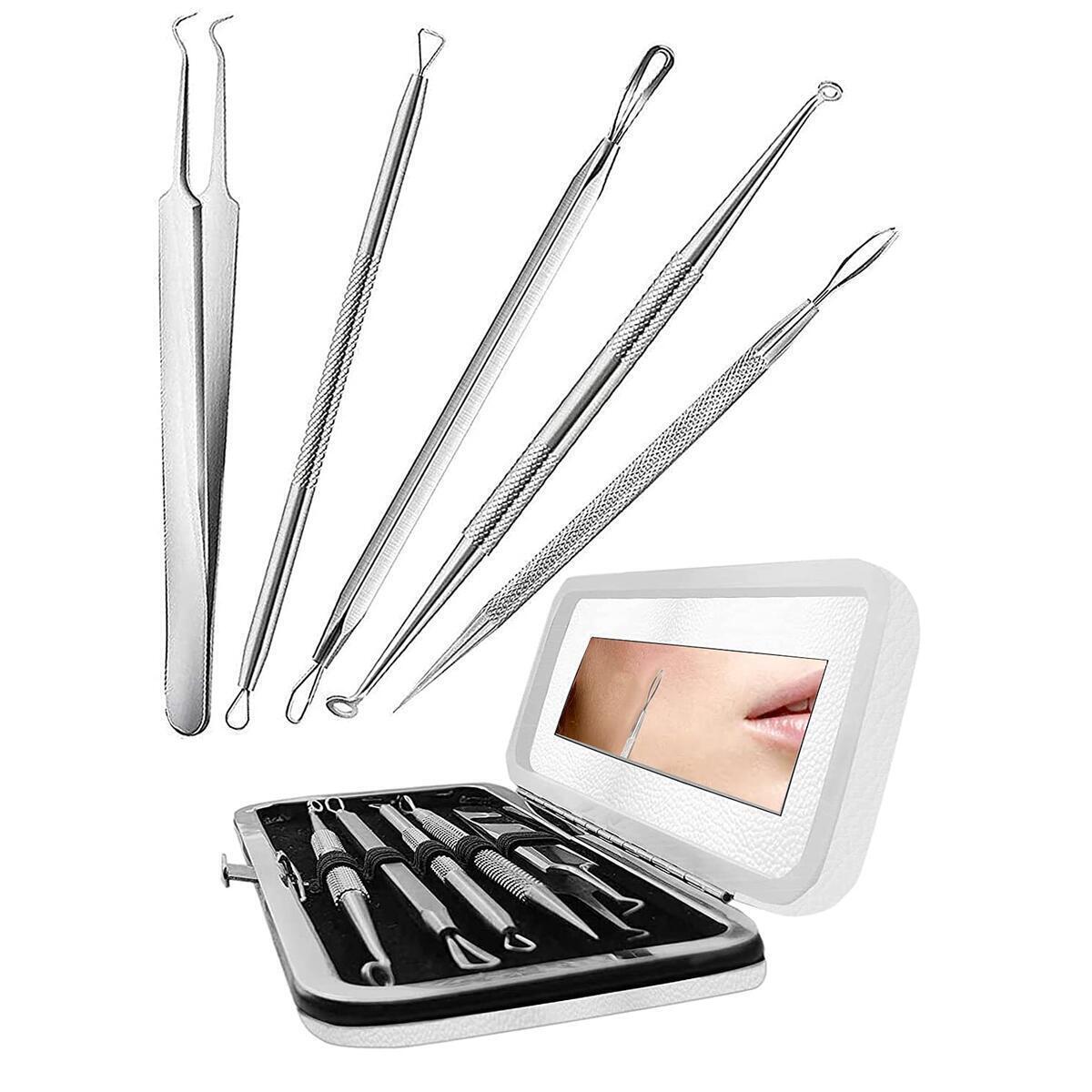 Pimple Popper Tool Kit [White}