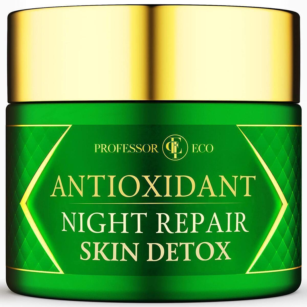 Antioxidant Night Repair Skin Detox - Rapid Hydration Boost -  Bio-Active Ingredients