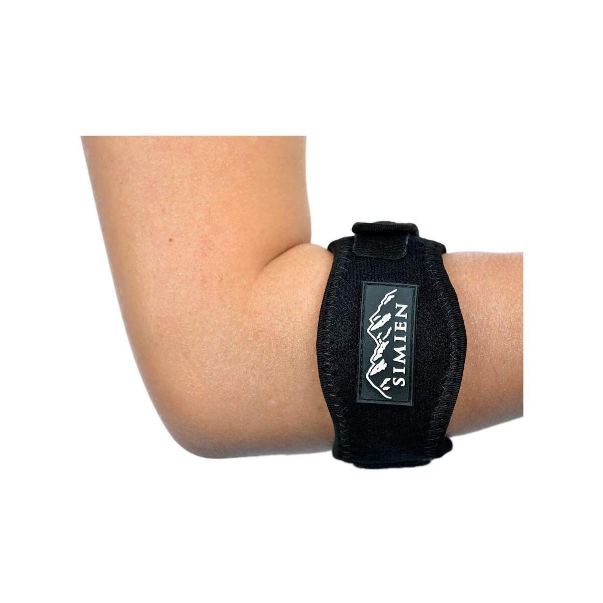 Simien Tennis Elbow Brace (2-Count), Tennis & Golfer's Elbow Pain Relief with Compression Pad, Wrist Sweatband and E-Book