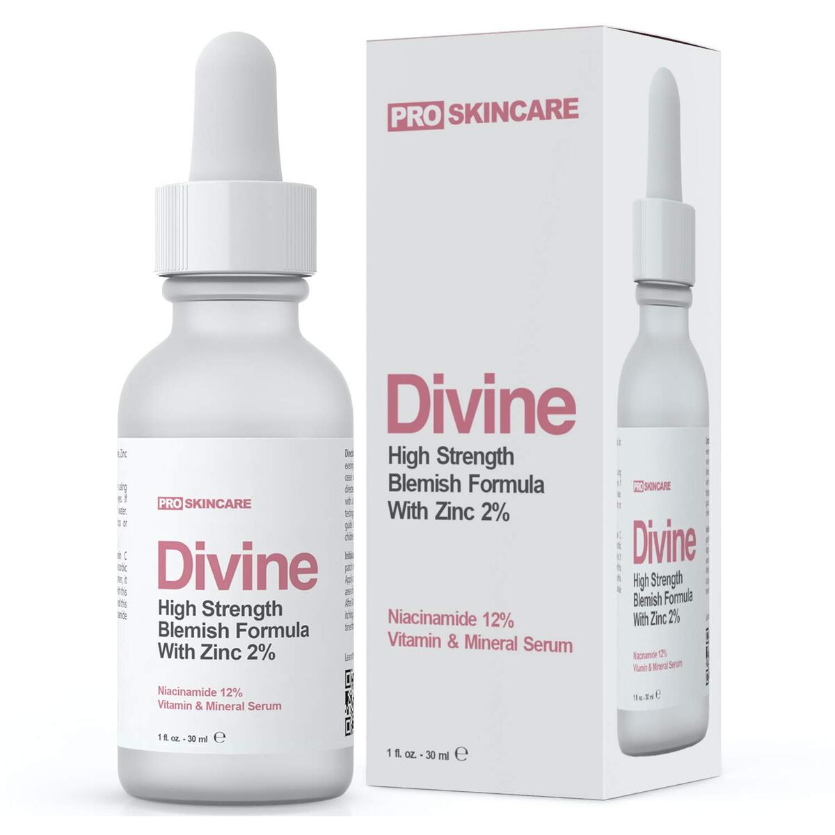 Niacinamide Serum 12% Plus Zinc PCA 2% - Vitamin B3 + Zinc + Hyaluronic Acid Targets Redness, Discoloration, Minimizing Large Pores - A True Beauty Serum That Provides You With A Dewy, Youthful Glow