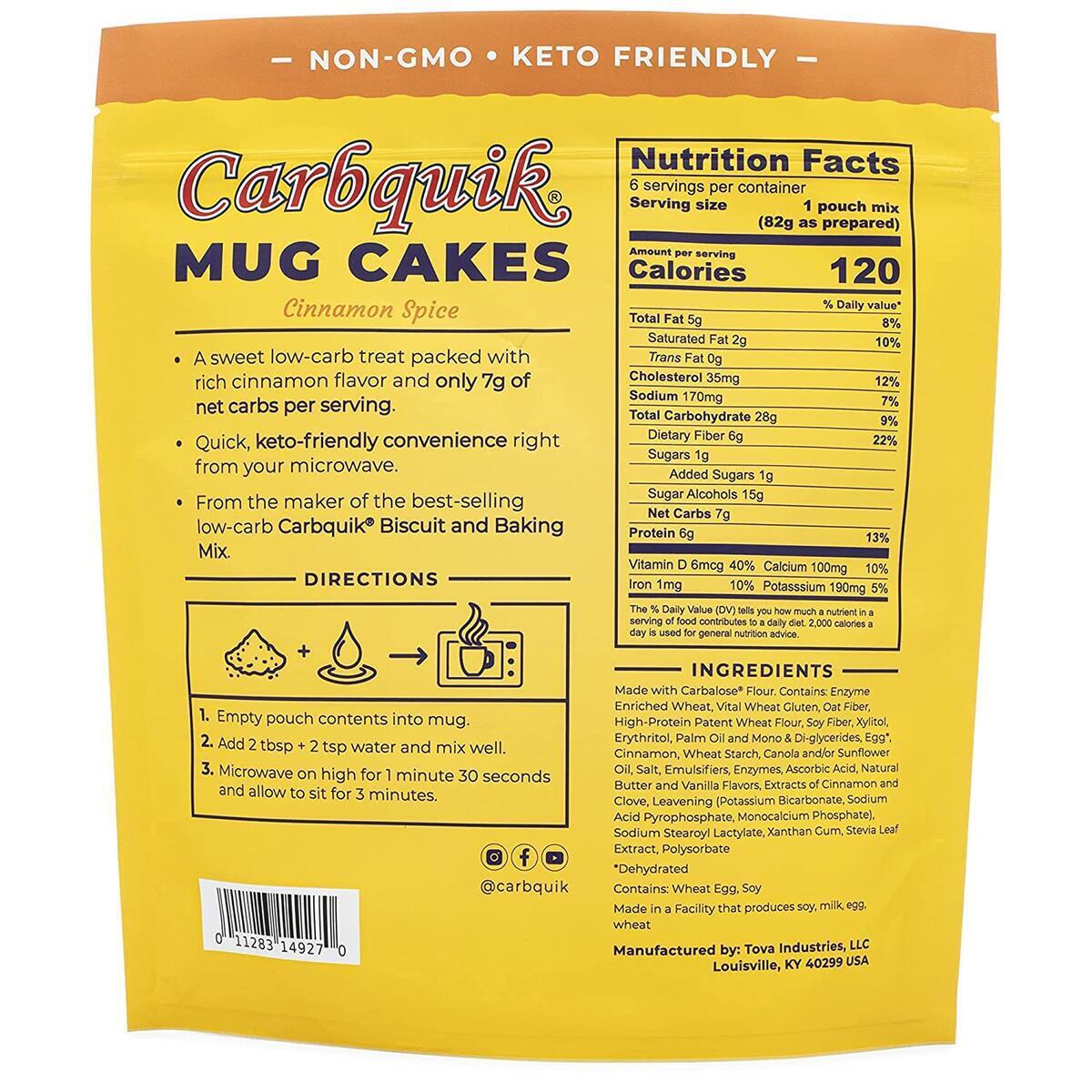 Carbquik Keto Mug Cakes 1 Rebate - RebateKey