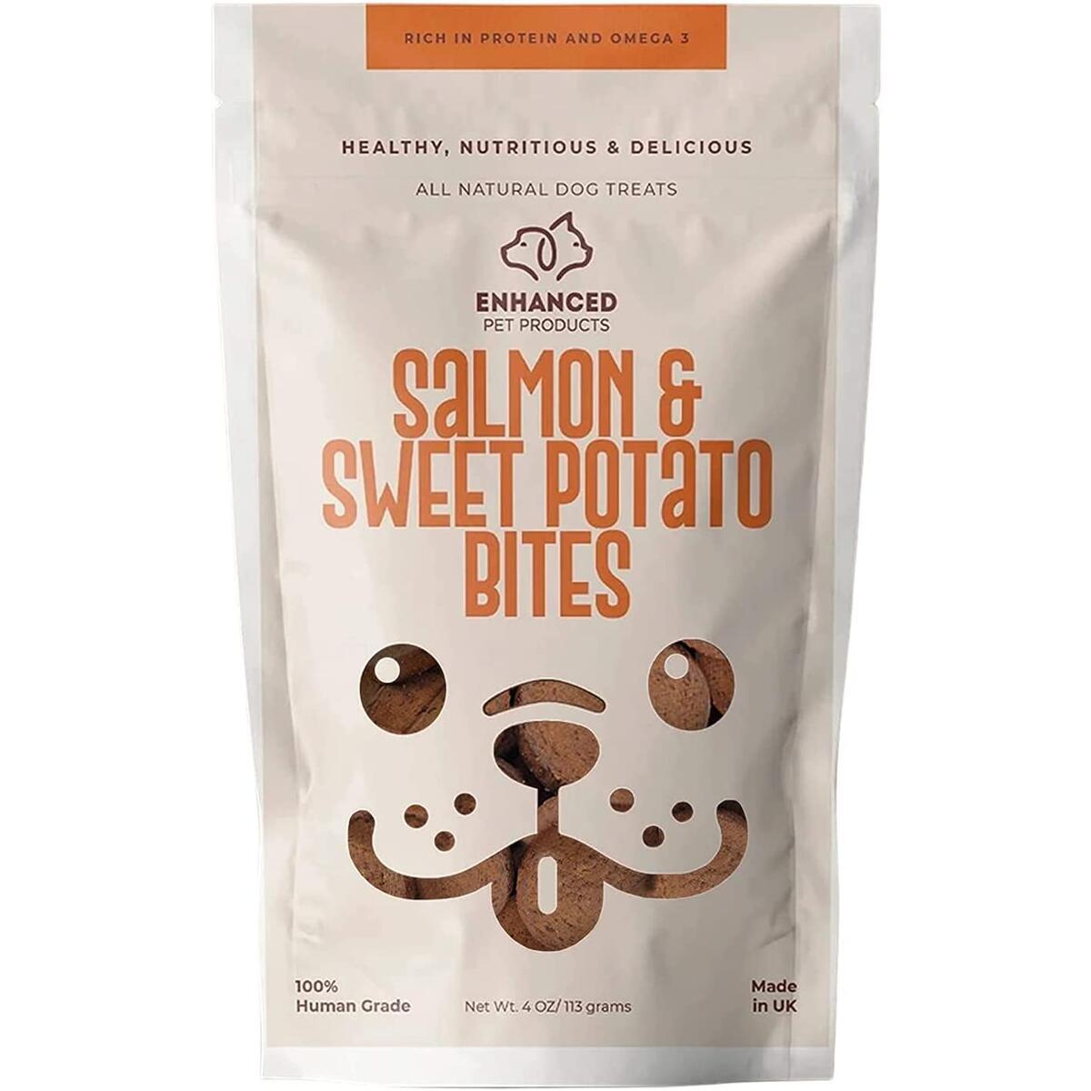 Enhanced Pet Products - Salmon and Sweet Potato Premium Dog Treats