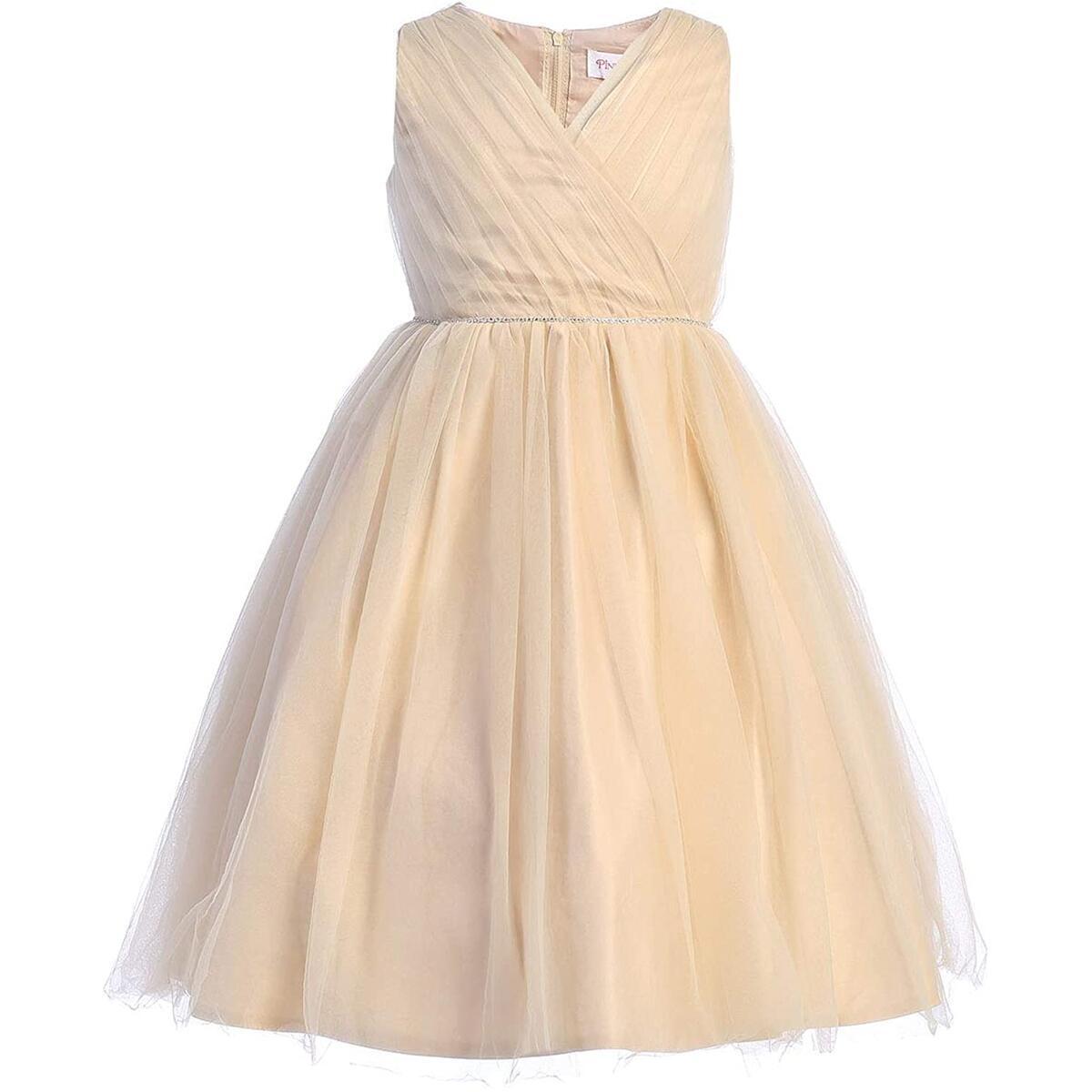 Pink Princess Flower Girl Dresses, Easter, Toddler Size 7-14, All Colors and Sizes Available for Rebate