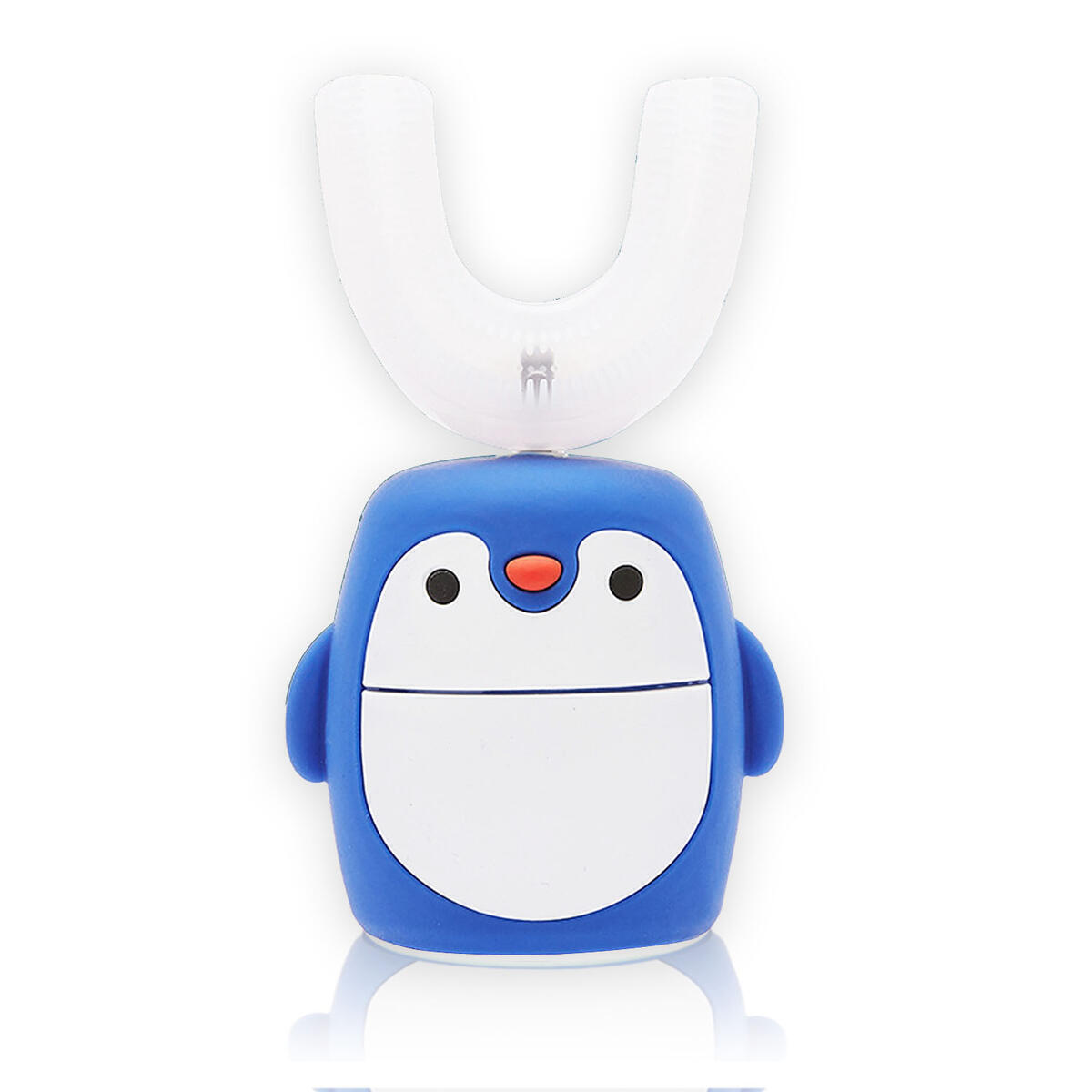 Kids Electric Toothbrush U-Shaped Cartoons Automatic Toothbrush 5 Cleaning Modes Wireless Charging Ultrasonic Toothbrush IPX7 Waterproof for Children 2-7 Ages