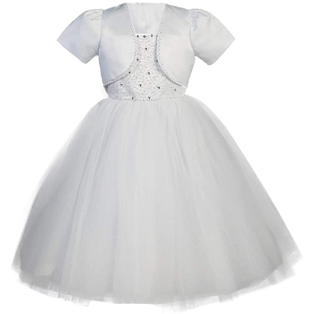First Communion Dresses for Girls 7-14 Holy 1st Communion Dress White