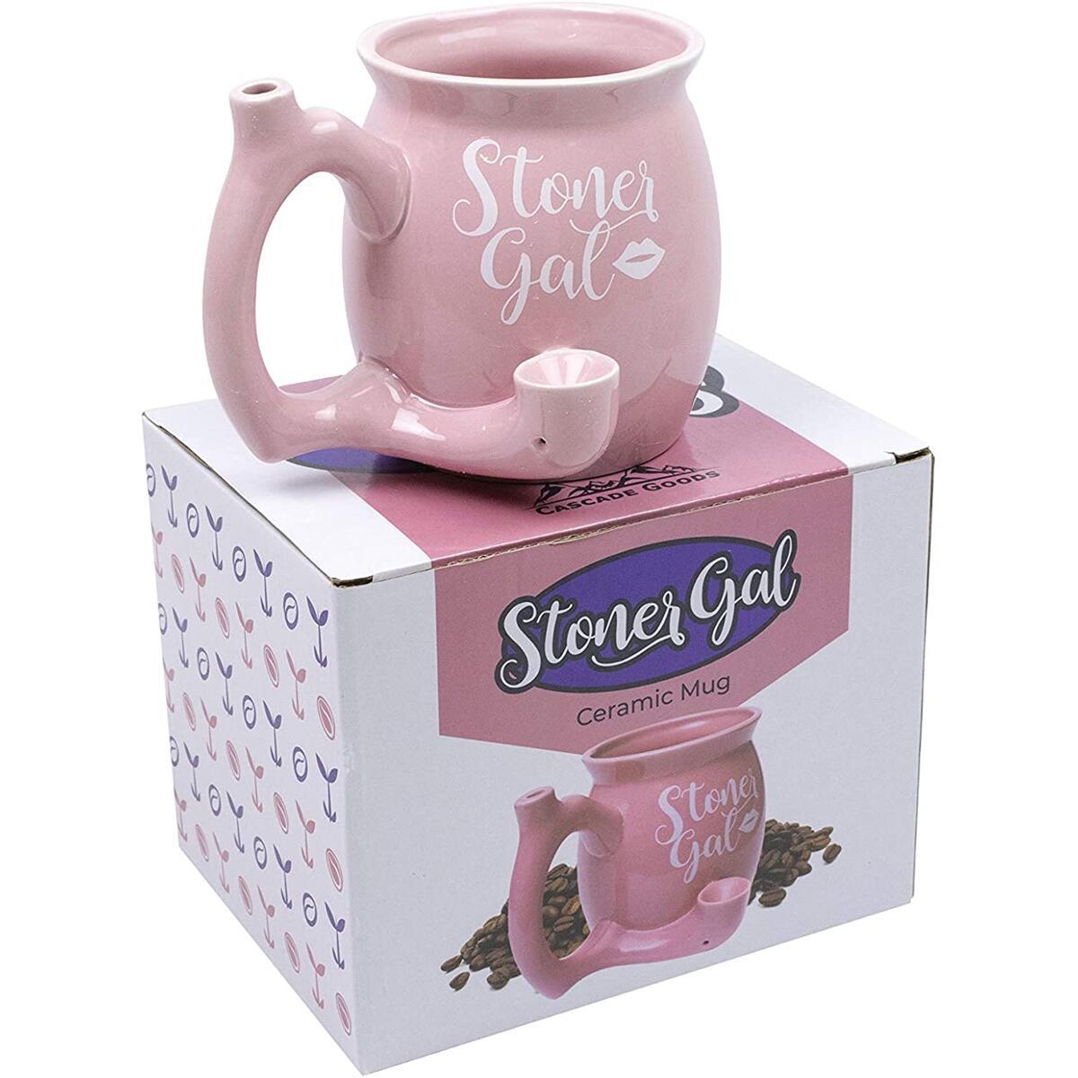 Cascade Goods - Stoner Gal, Wake and Bake Style Large 21 Ounce Coffee Mug