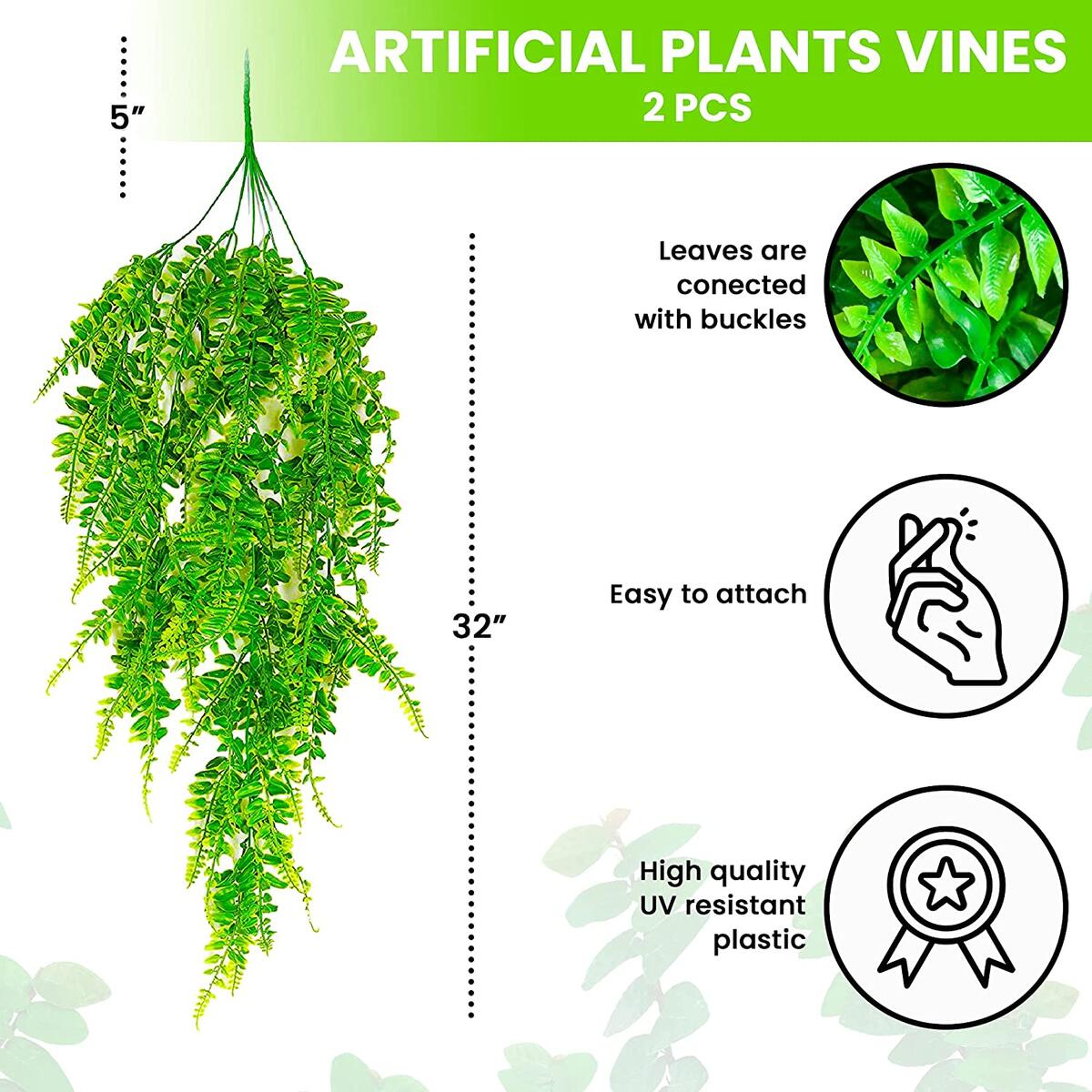 Artificial Plants Vines 3 Cashback Rebate - RebateKey