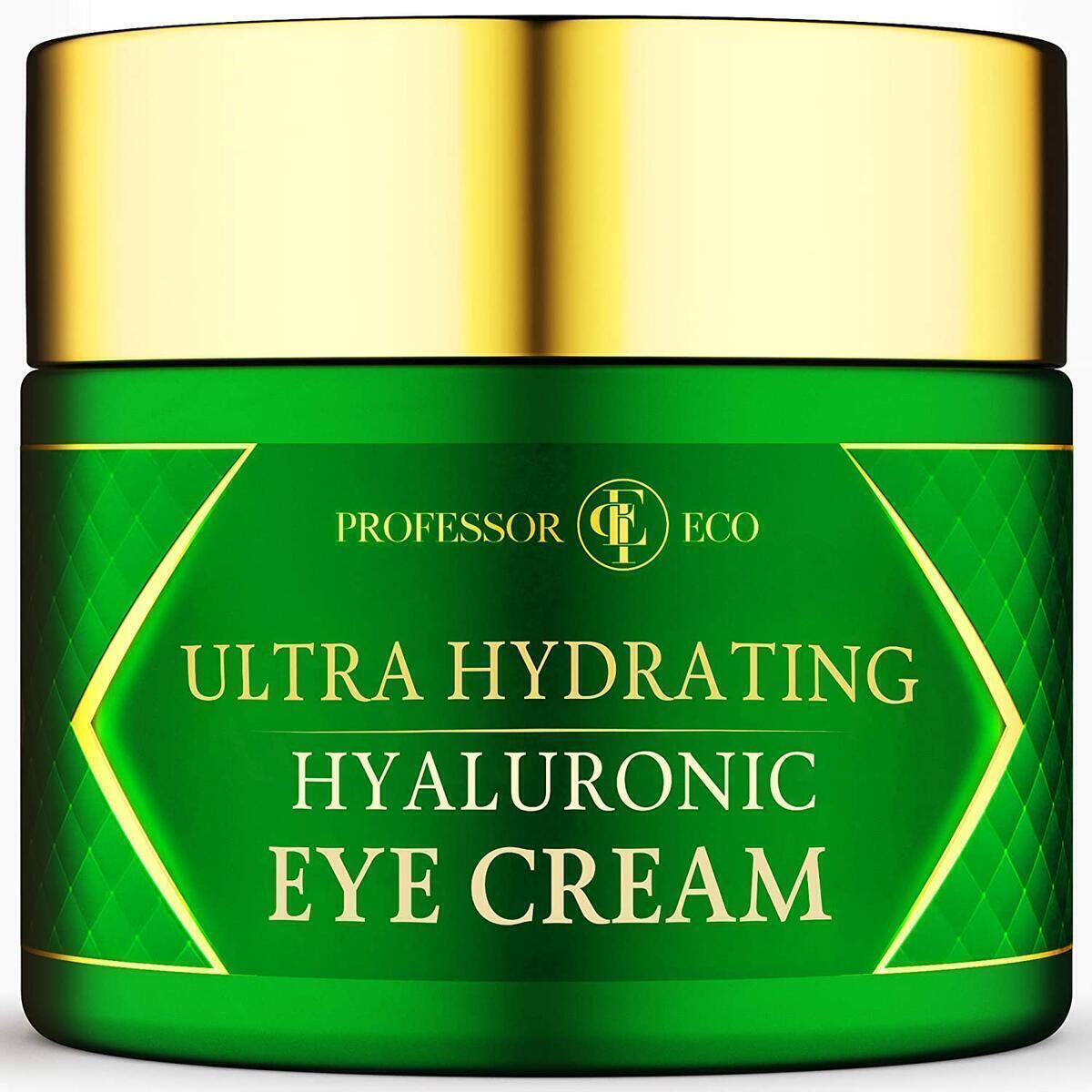 Ultra-Hydrating Hyaluronic Eye Cream - Reduce Dark Circles, Puffiness, Under Eye Bags