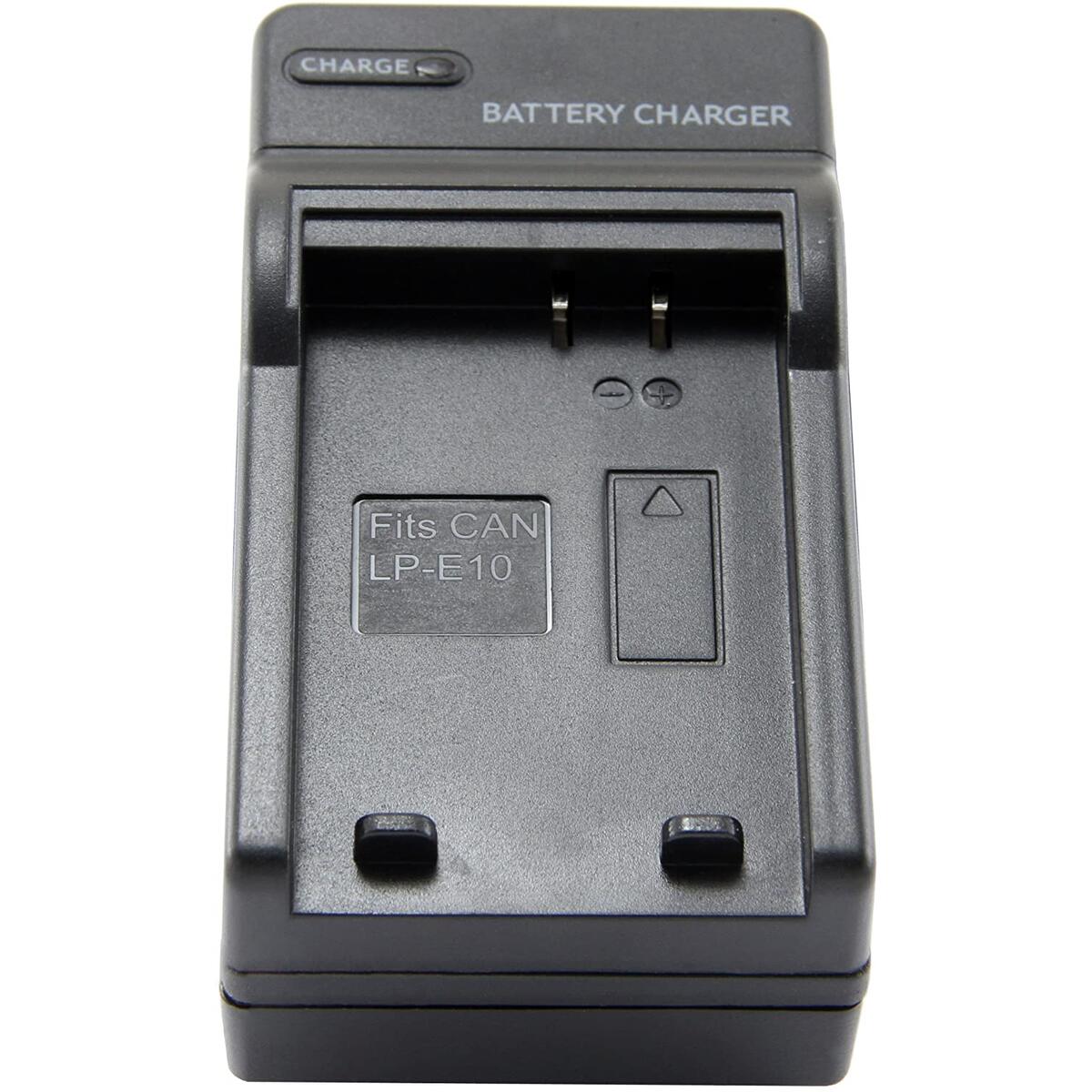 STK Canon LP-E10 Charger for Canon Eos Rebel T7, T6, T5, 1300D, T3, EOS 1200D, 1100D, Kiss X70, and X50 Digital Cameras