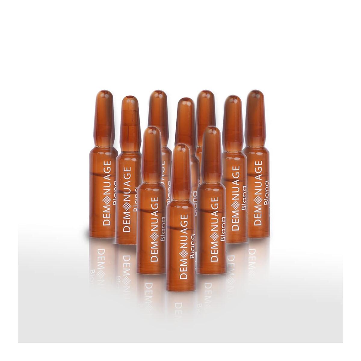 Deminuage Blanq Brightening Serum - 10X 2ml Ampoule Bottles with Individual Serum Applicators