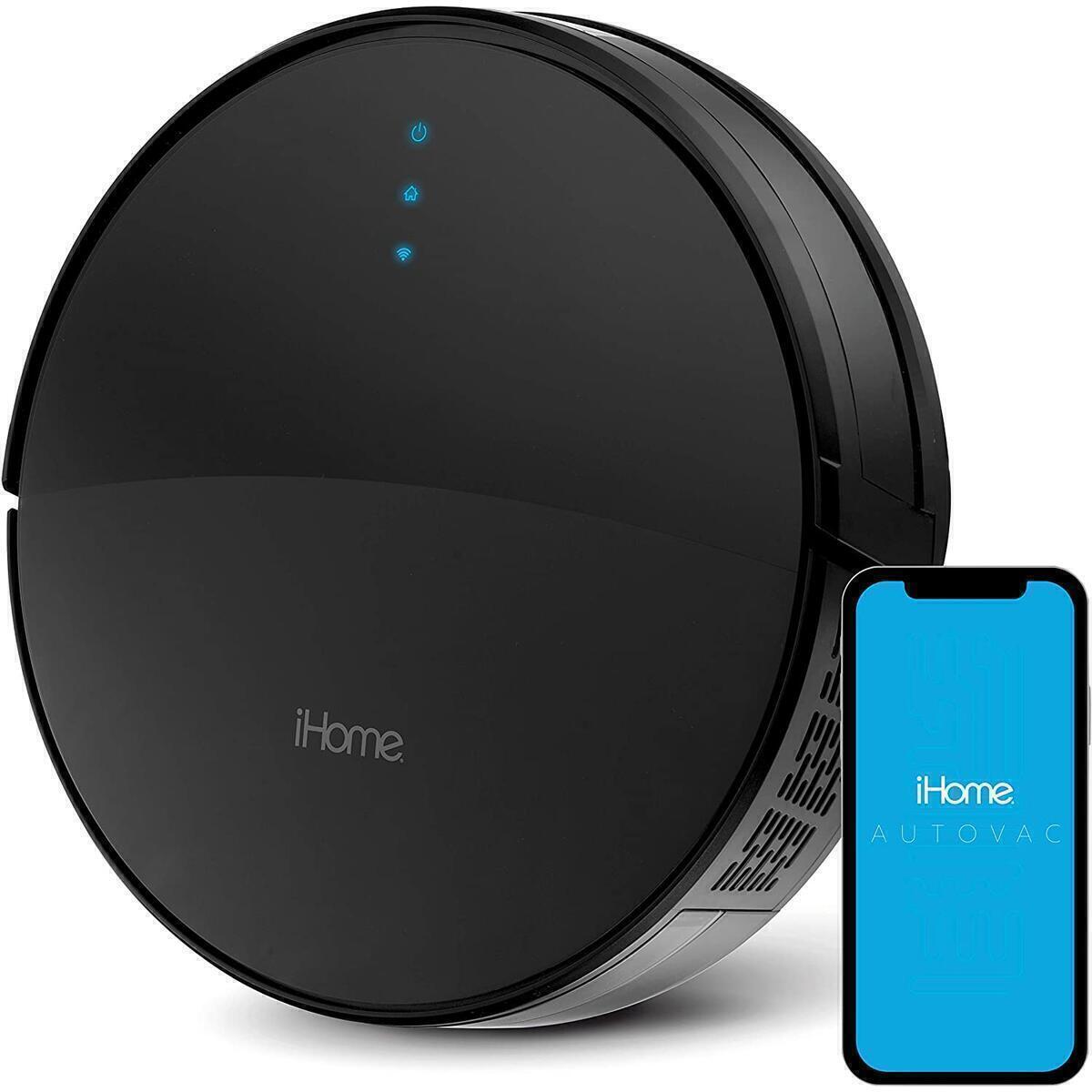 Rebate Only For Color Eclipse Black - Robot Vacuum + Mopping Enabled with Mapping HomeMap Navigation, 2000pa Suction Power, HyperDrive Technology for Pet Hair, Alexa/Google and App Control