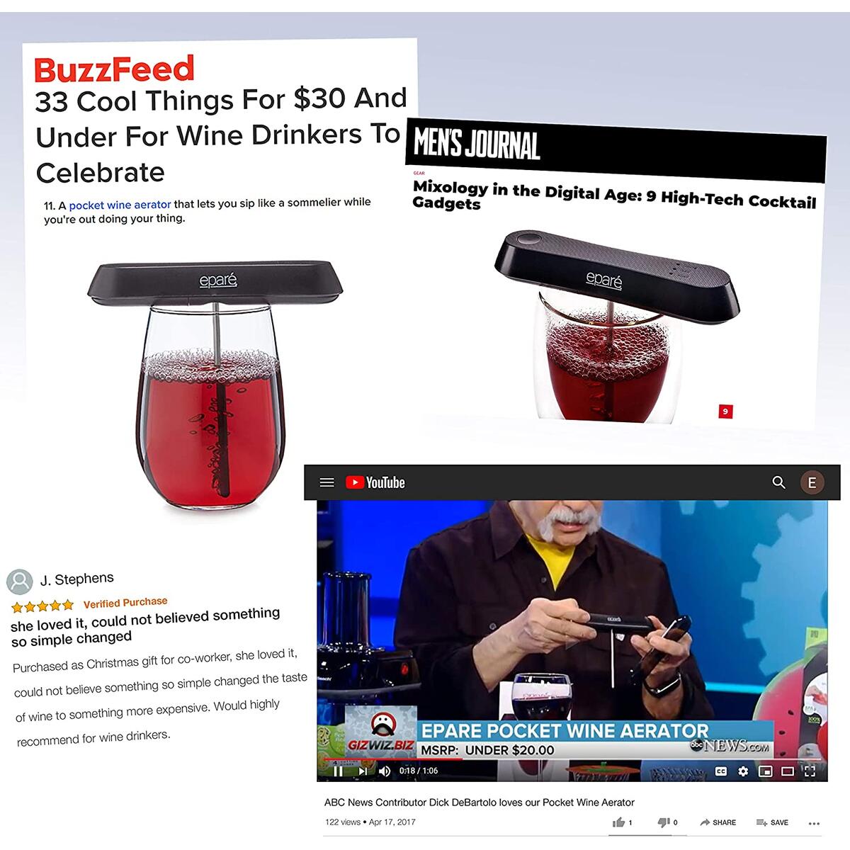 Epar Pocket Wine Aerator 15 Rebate - RebateKey