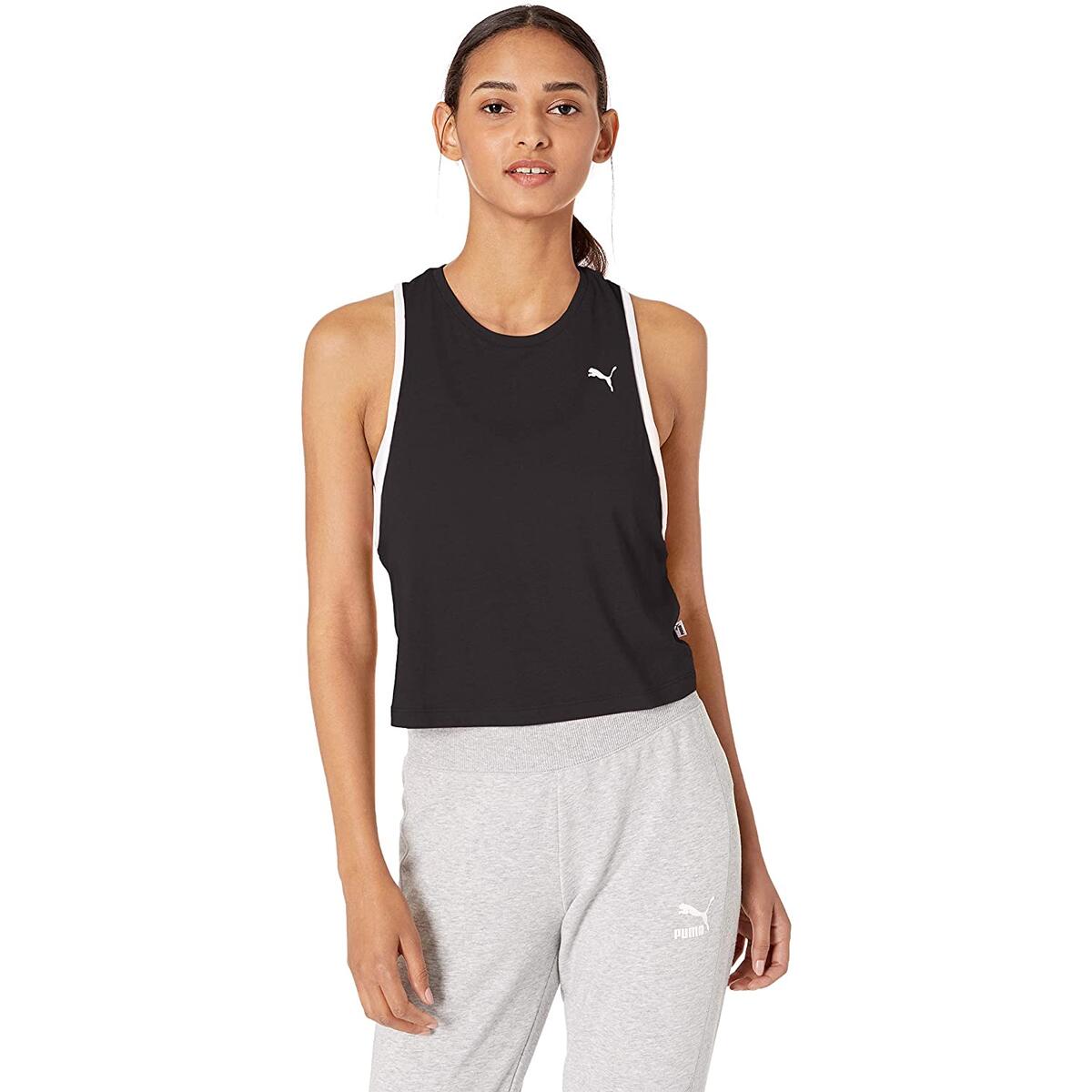 PUMA Women's Summer Tank Top - Black, Large