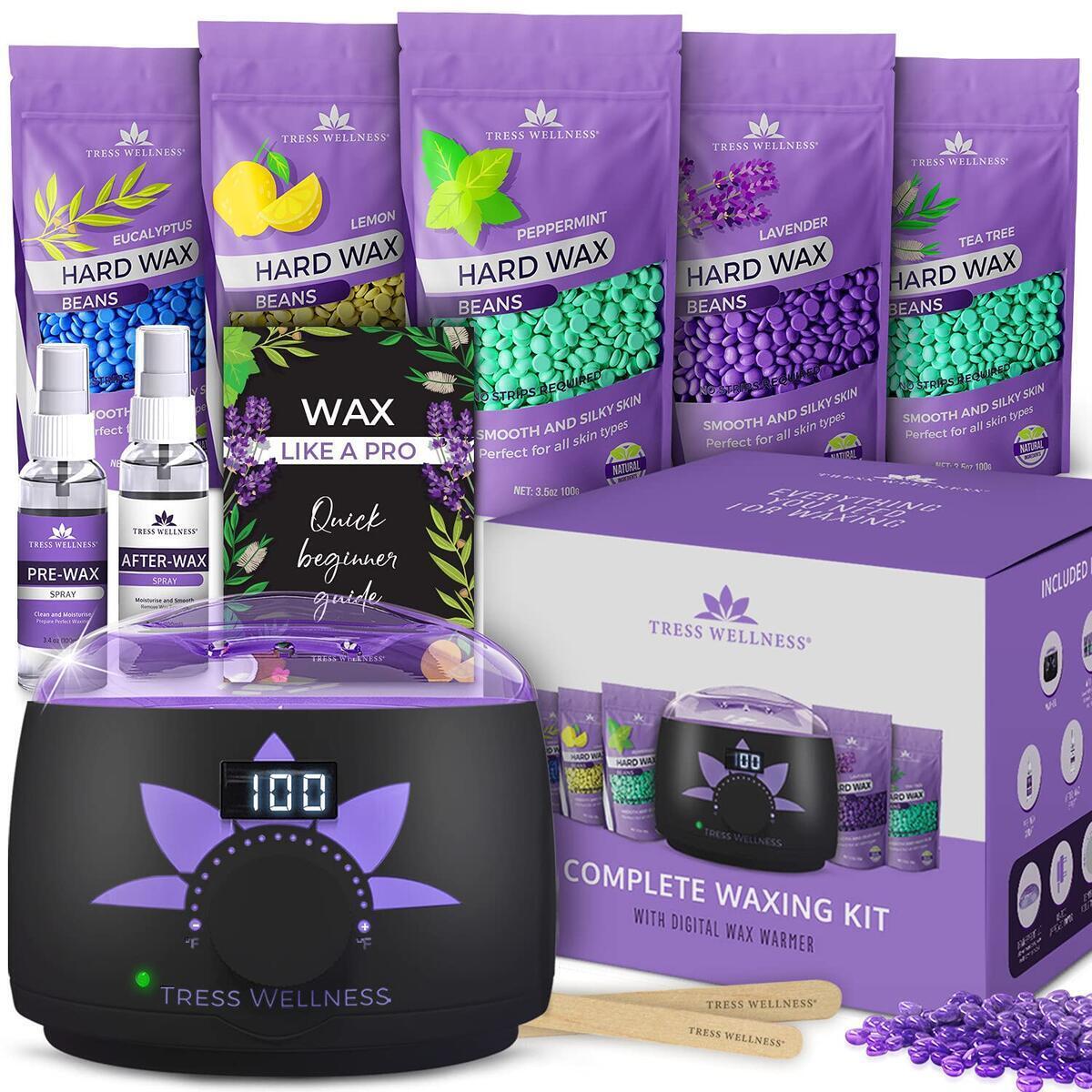 Waxing Kit Wax Warmer -Easy to use -Digital Display -For Sensitive skin