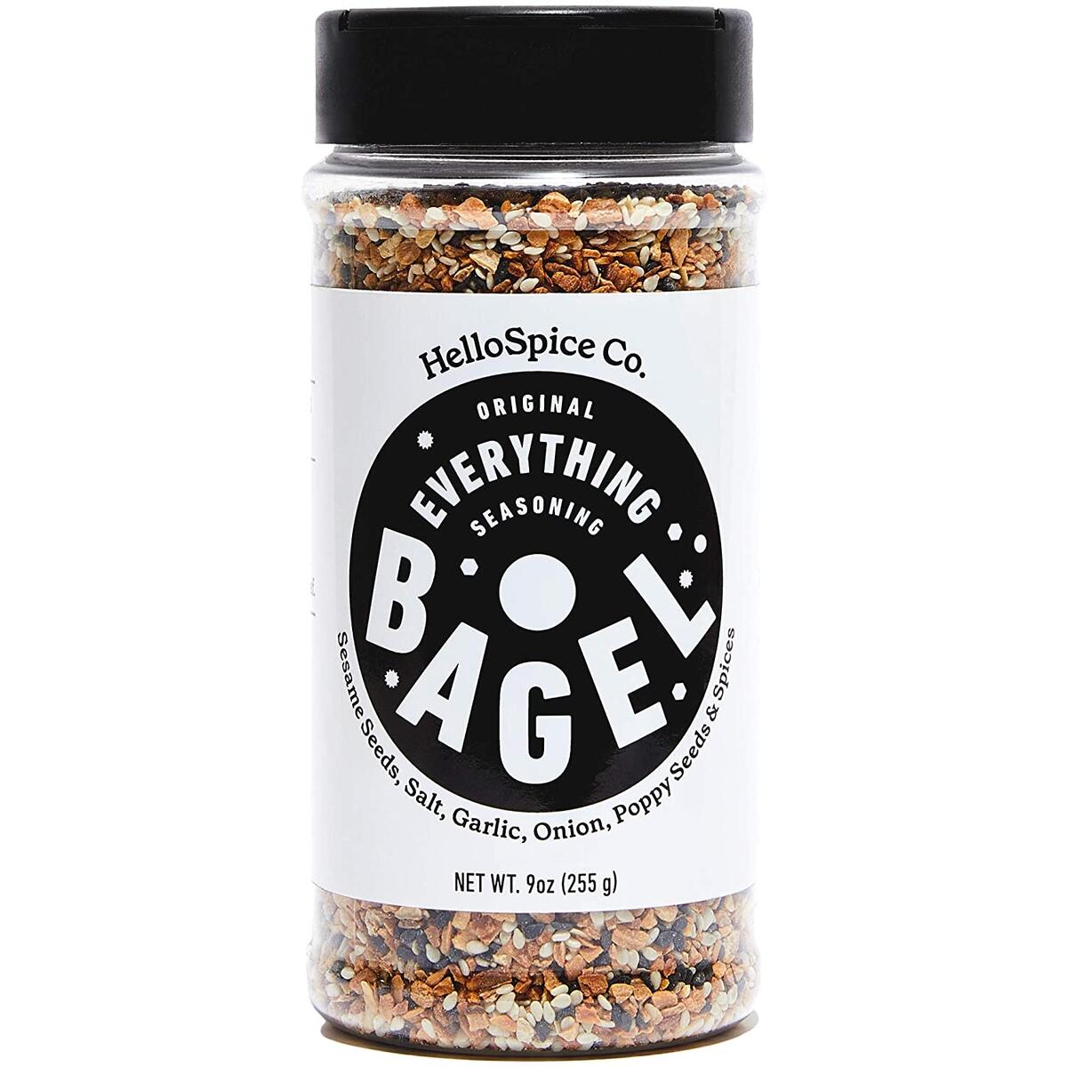 Everything Bagel Seasoning Original XL 9 Ounce Jar, Sea Salt, Spices, Sesame Seeds, Dried Onion Flakes & Garlic Blend, Gluten Free & Keto Seasoning (Pack of 1)
