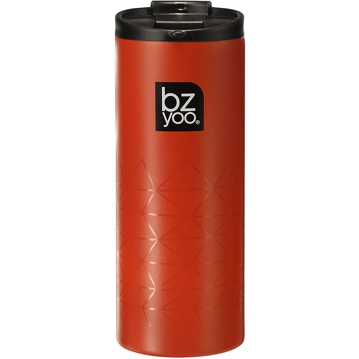 bzyoo Brew 18/8 Stainless 12oz Coffee Mug Thermal Bottle with Leak Proof Design (Spidy, Color Bright Red)