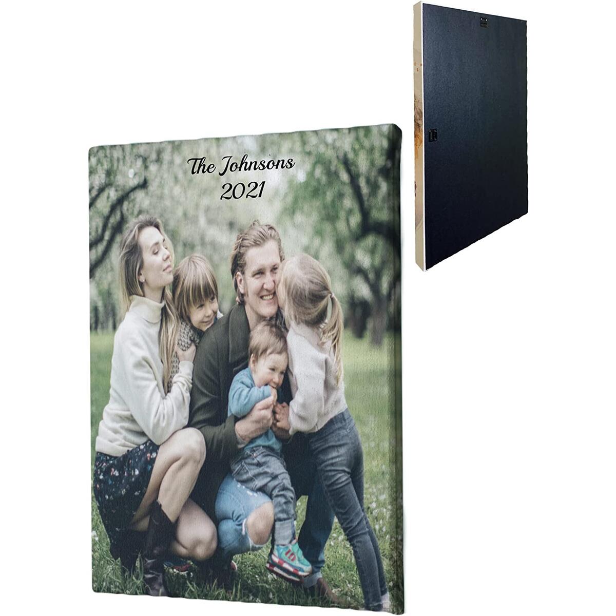 Personalized Canvas - Multiple Sizes - High Quality Canvas - Upload Personal Image (11" X 14")