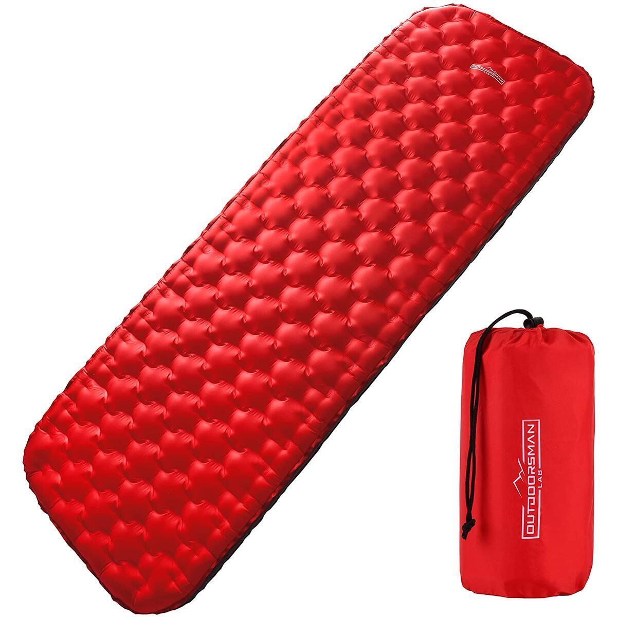 Outdoorsman Lab Premium Sleeping Pad for Camping -Lightweight Hiking, Backpacking, Outdoor & Travel Gear