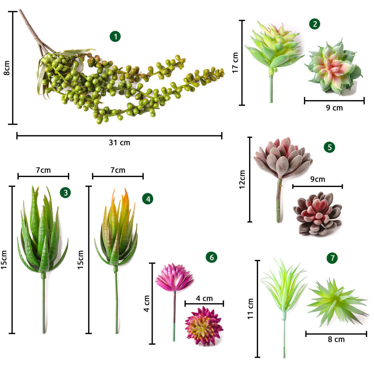 Fake Succulent Plants 3 Rebate - RebateKey