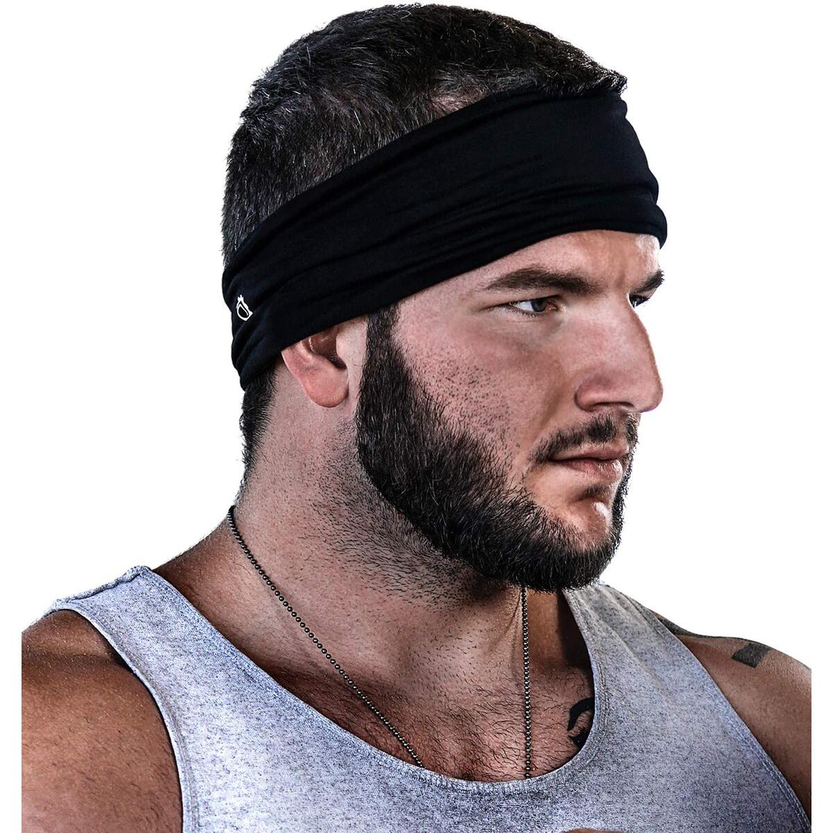 Multi-Functional Headbands for Men & Women - USE IT AS: Sweatband, Face Mask, Headband for Yoga, Workout, Crossfit, Running...
