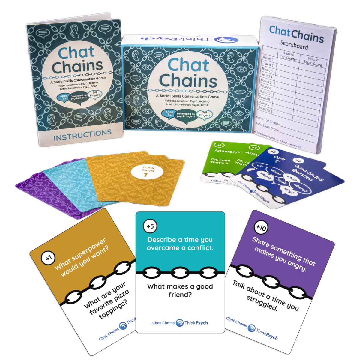 Chat Chains: Social Emotional Learning & Social Skills Games for Kids Ages 8+