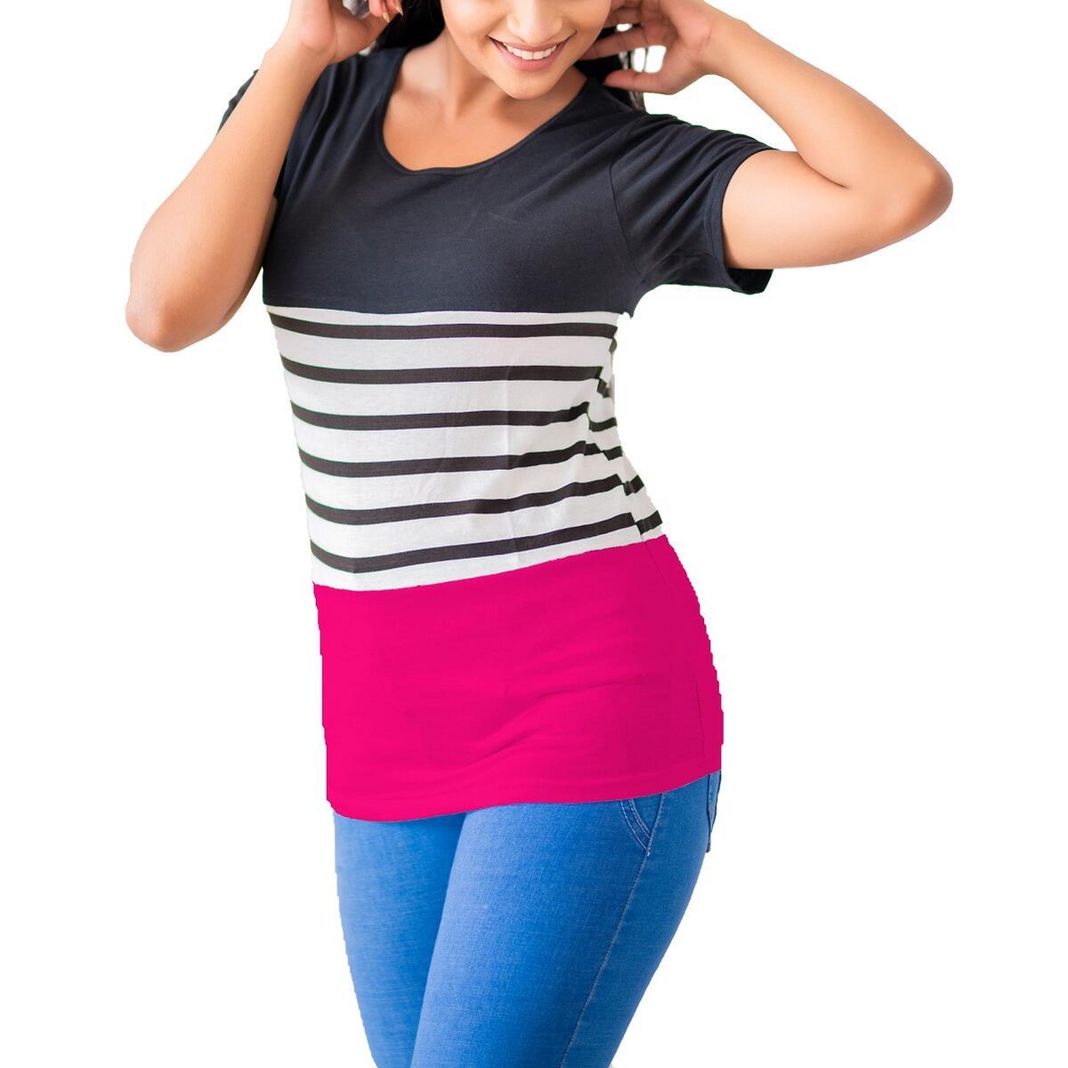 Suusha casual short sleeve relaxed women tops workout summer tshirt tee