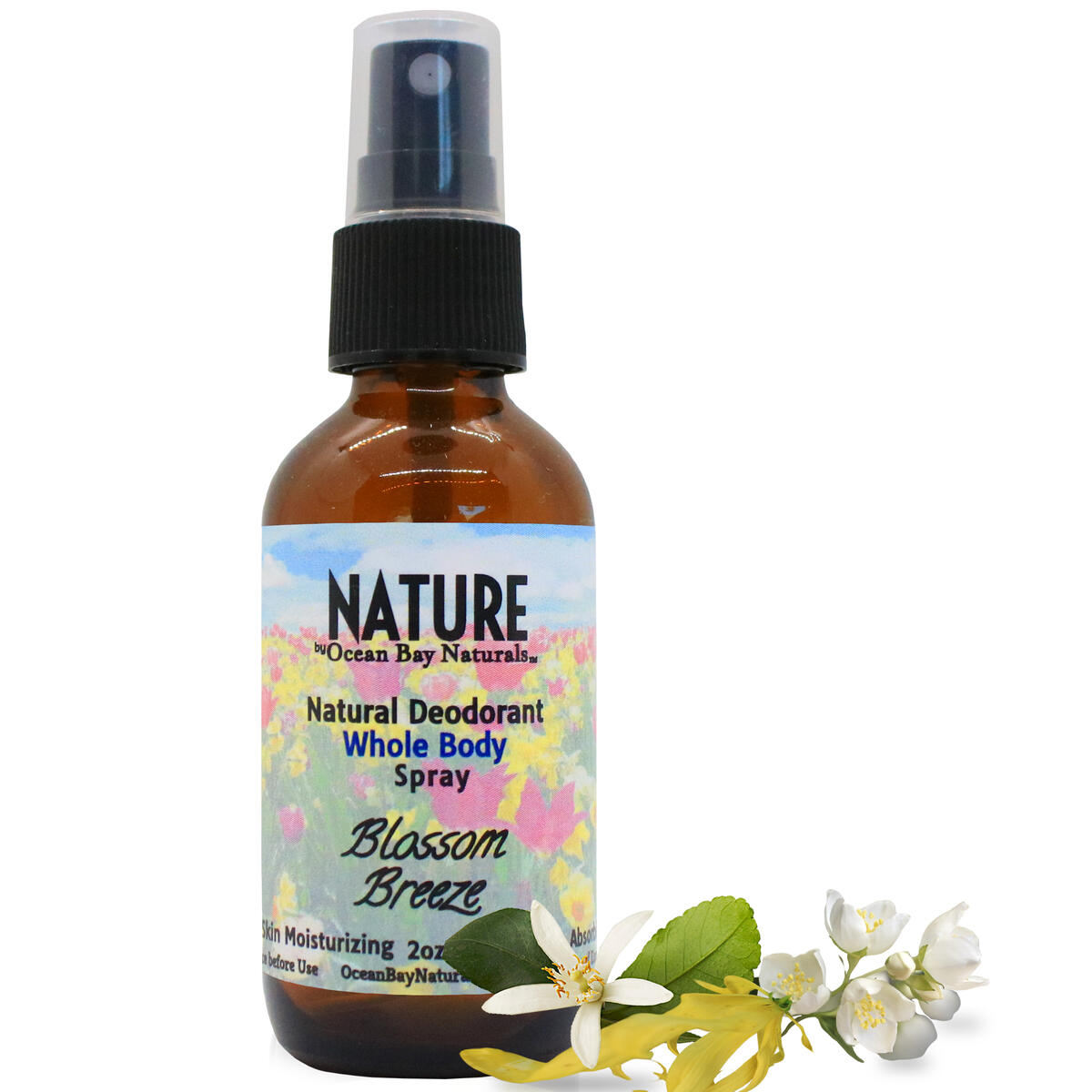 Natural Deodorant For Men and Women - Body Odor Protection Spray, Non-Sticky, Non-Staining, Aluminum Free & Safe for Sensitive Skin, Armpits, Skin Folds, Groin & Feet
