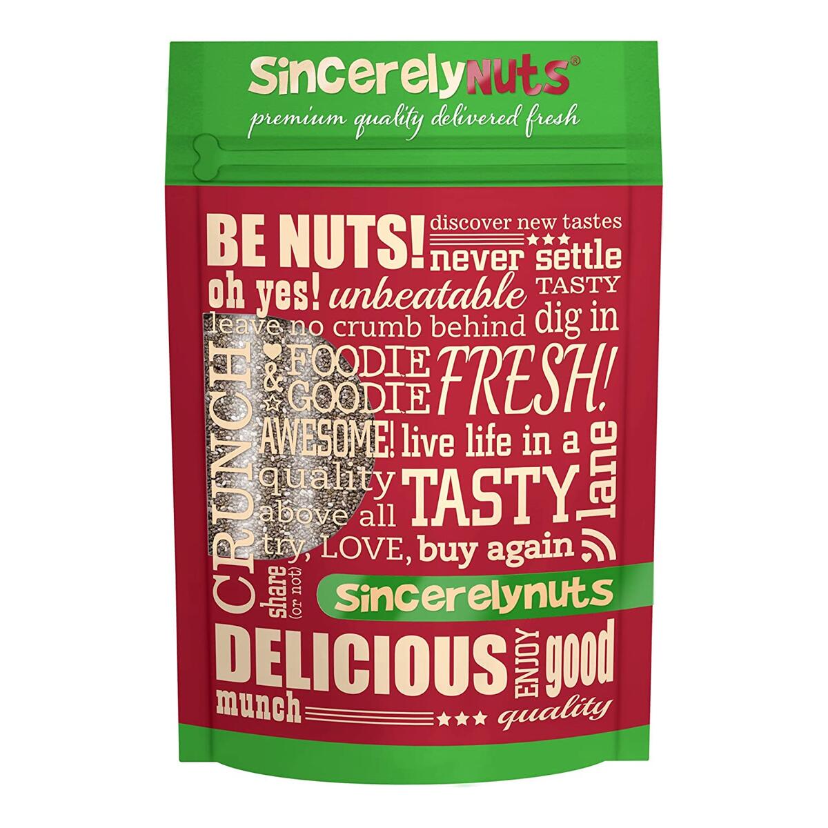Rebate Only for Size: 7.5 Pound (Pack of 1)  -  Sincerely Nuts Black Chia Seeds (7.5 lb bag) - Natural Superfood | Raw, Gluten Free, Vegan & Kosher | Healthy Snack Food & Smoothie Thickener | Amazing Source of Protein, Omega 3, Fiber, Vitamins