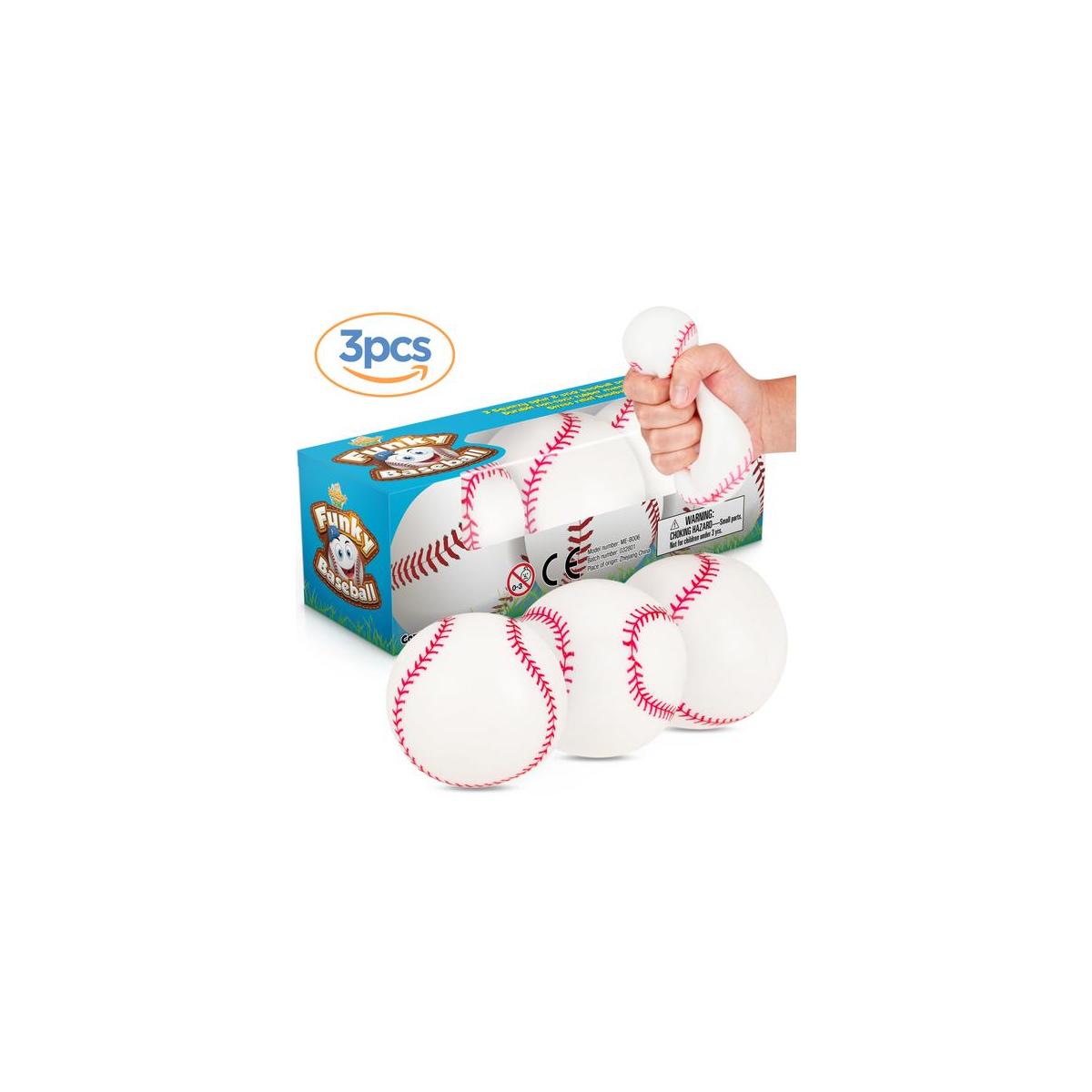 Baseballs Splat ‘N’ Stick balls - 3 Pack