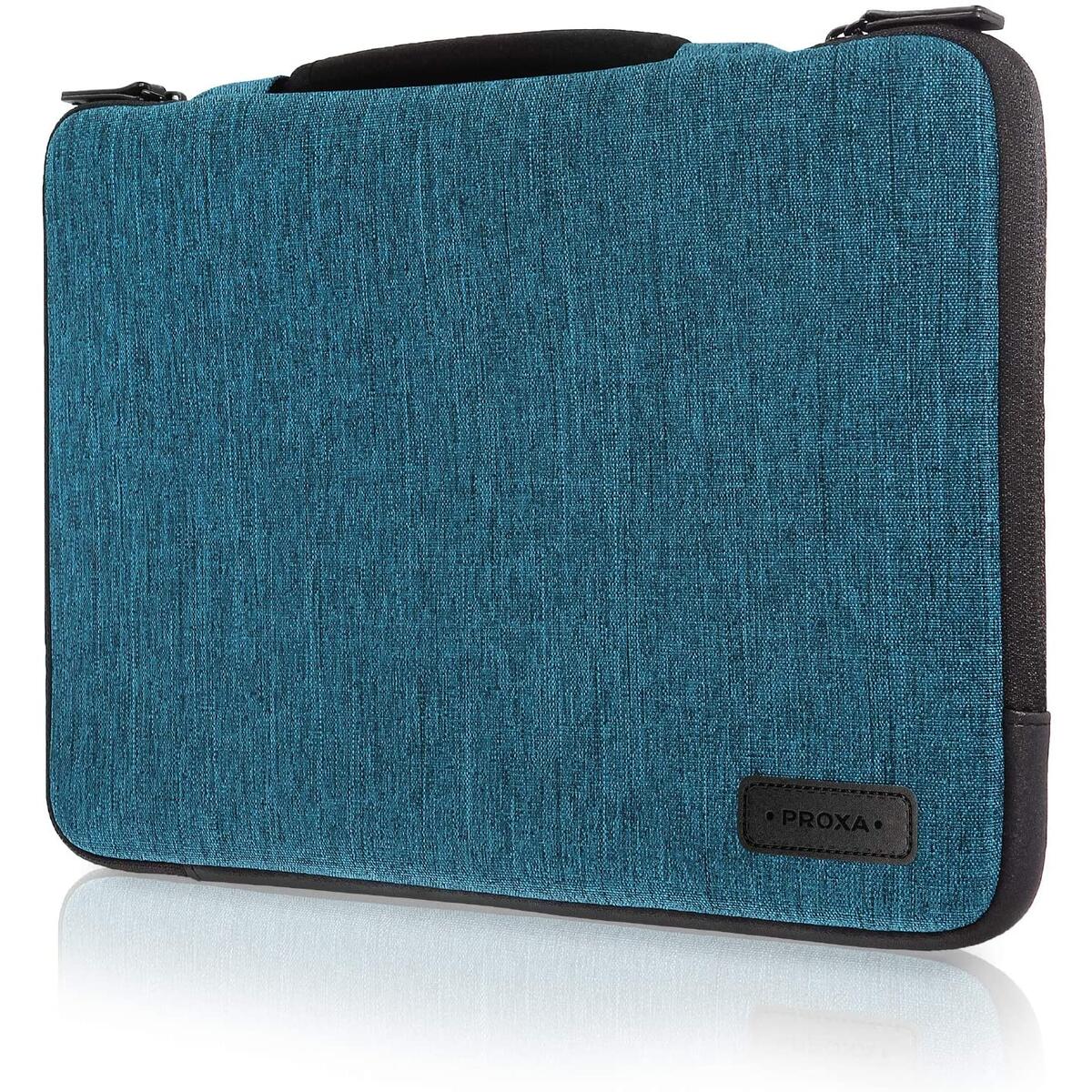 PROXA Laptop Sleeve Bag Briefcase Cover for 13-13.3" MacBook Air/Pro Microsoft Dell Acer ASUS HP Lenovo Toshiba 13-13.3" Notebook Computer Tablet, Ultra Slim with Dual Layer, Jewelry Blue