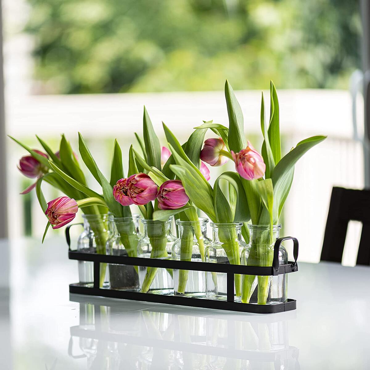 6pc Glass Flower Vase Cash Back - RebateKey