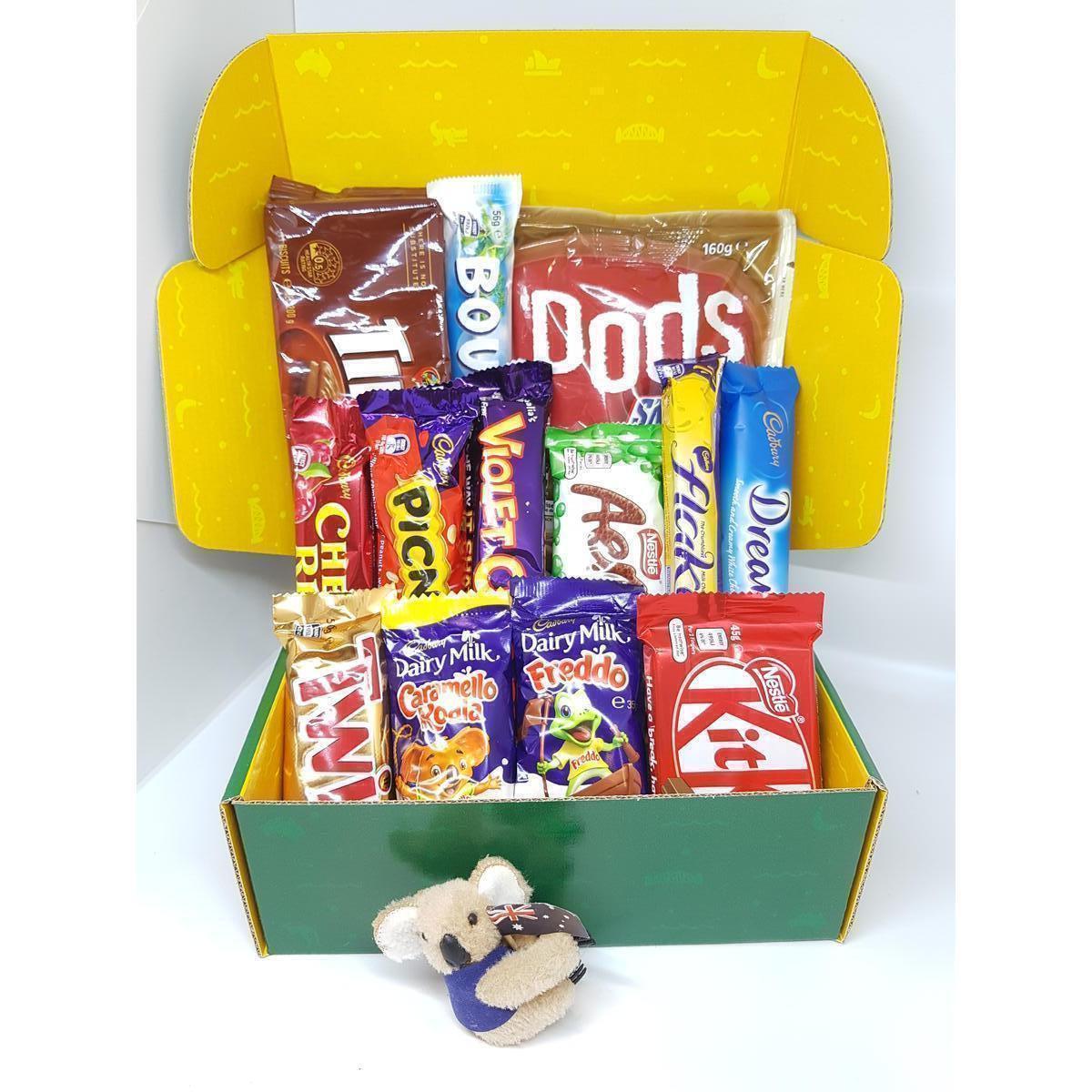 Box from Down Under Australian Chocolate Snack Gift Box