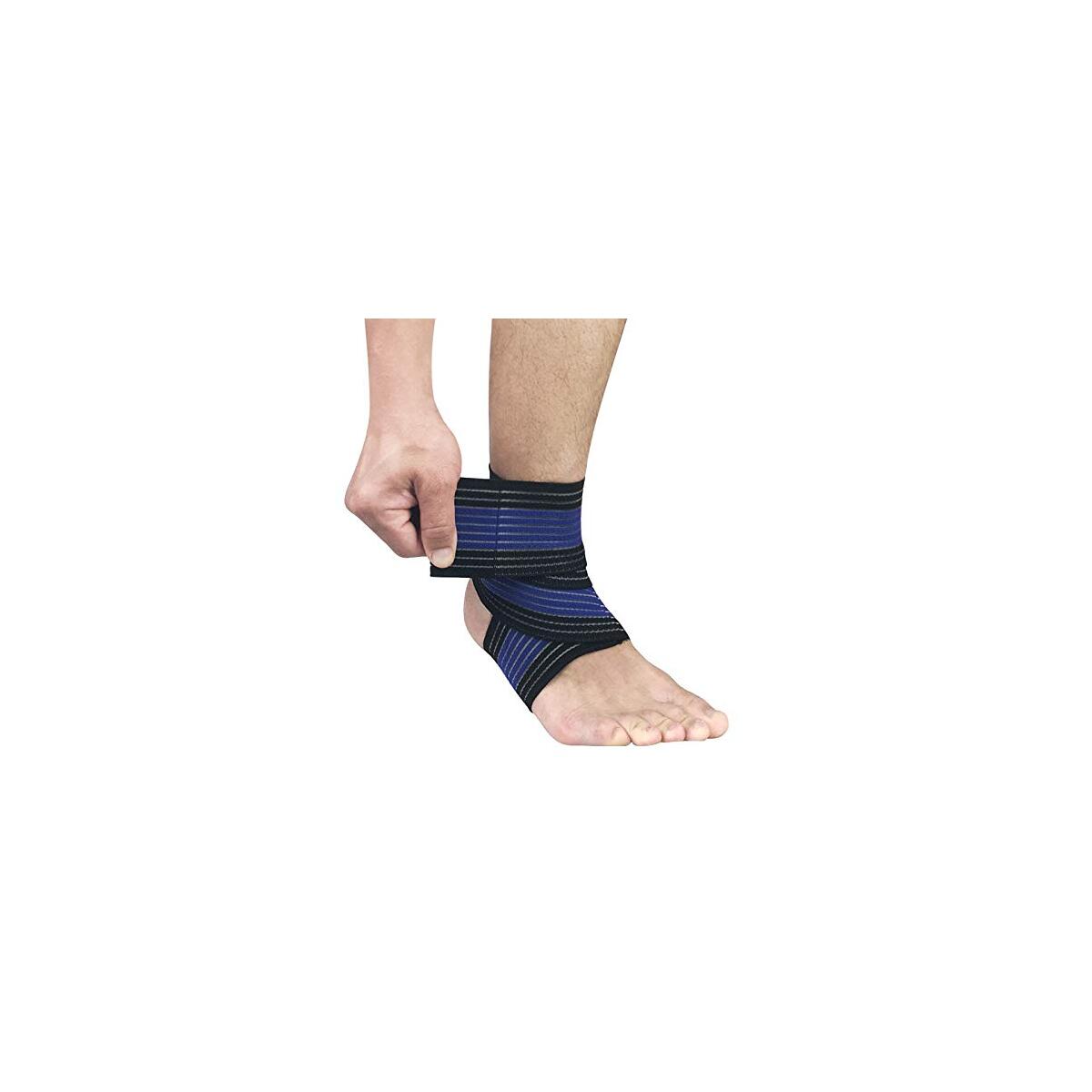 Ankle Support Brace, Adjustable Ankle Support Wrap for Sports Protection, Elastic Ankle Brace Fits Most People, Breathable Ankle Brace for Men and Women