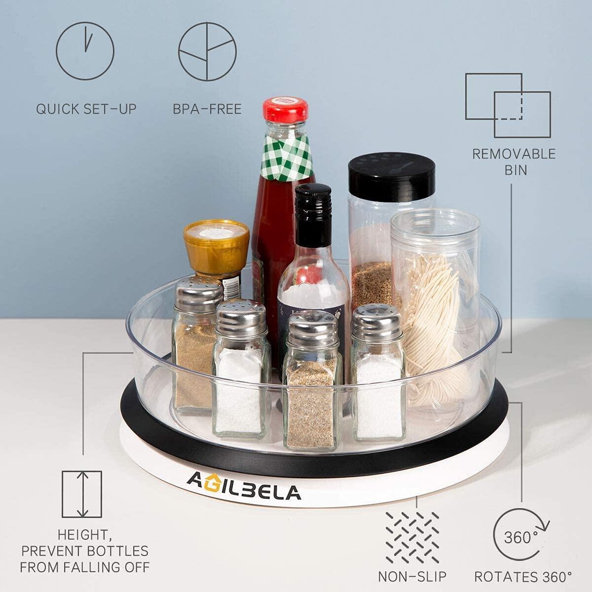 Clear Lazy Susan Organizer 1 Cash Back - RebateKey