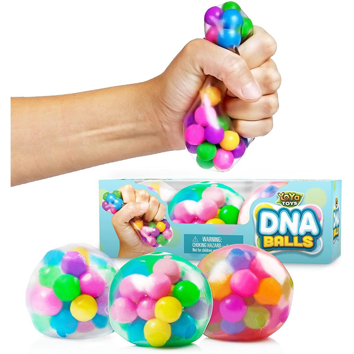 DNA Balls - Squeezing Stress Relief Ball - 3 Pack