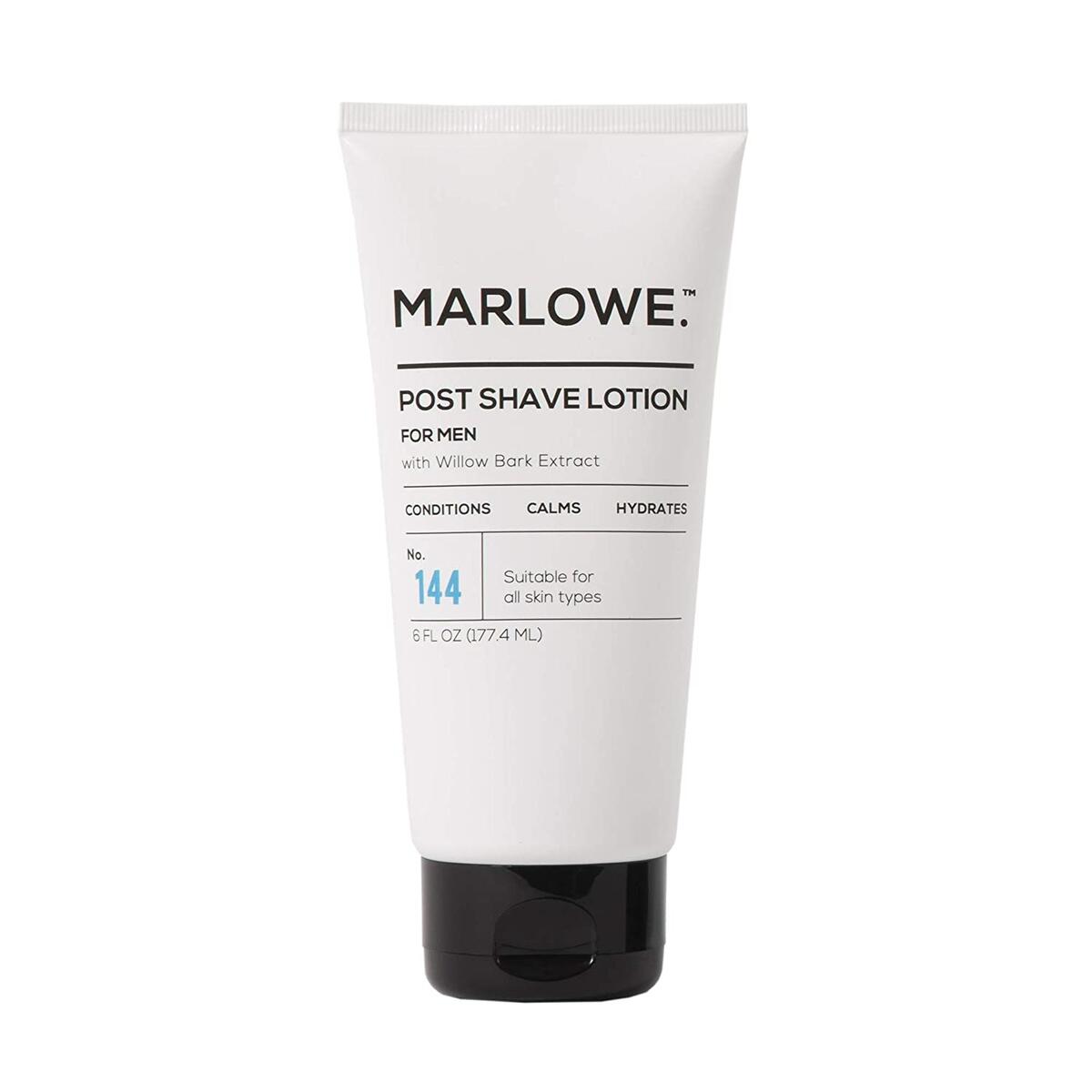 MARLOWE. No. 144 Aftershave / Post Shave Lotion for Men 6 Oz