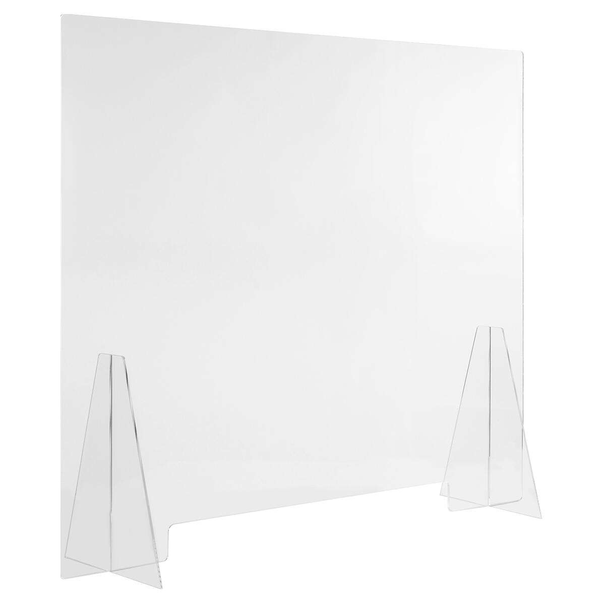 Sneeze Guard Acrylic Shield Barrier - 36"W x 30"H