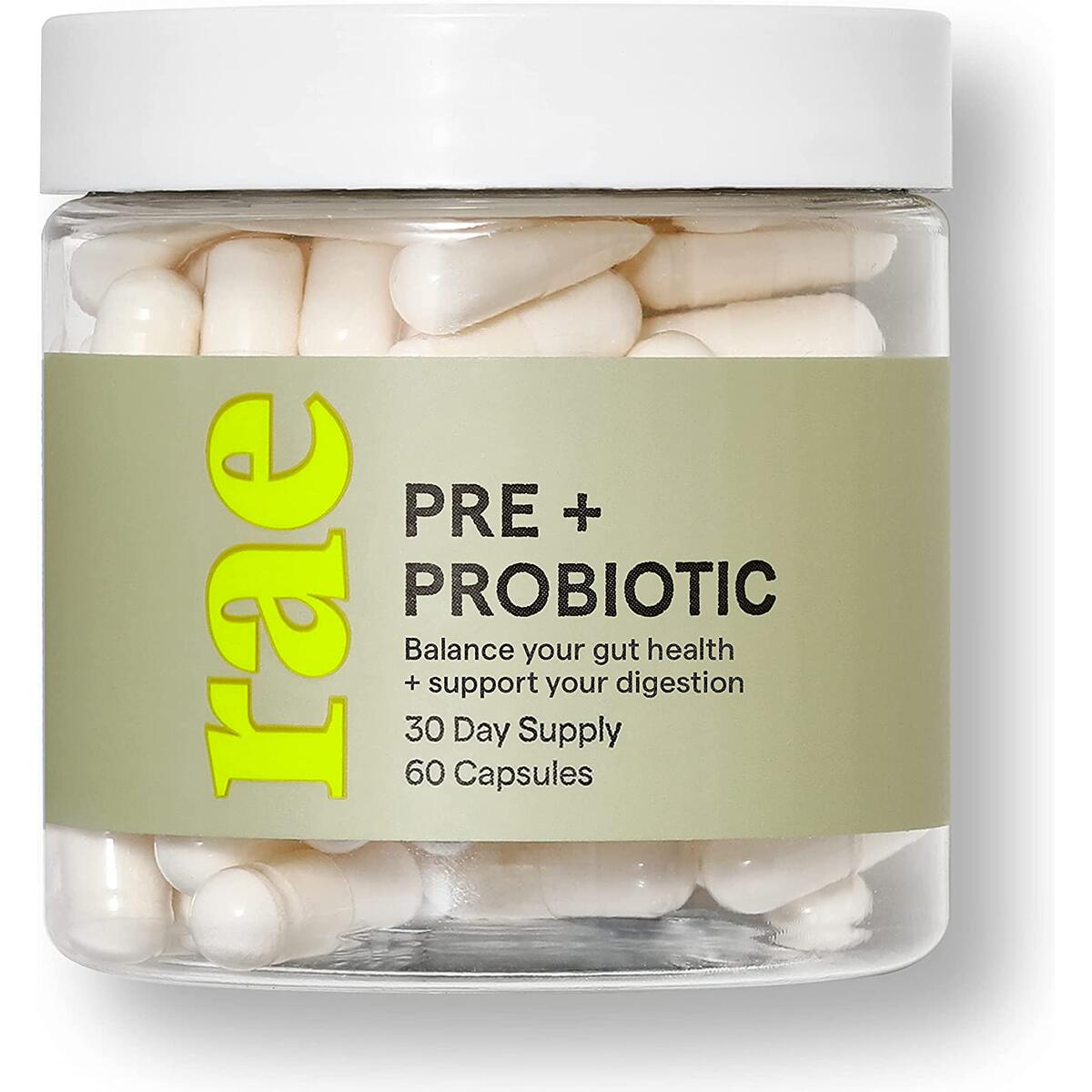 Pre + Probiotic for Women - Women’s Probiotic and Prebiotic Supplement for Gut Health with Apple Cider Vinegar and Lactobacillus Acidophilus - Vegan, Non GMO and Gluten Free - 30 Day Supply