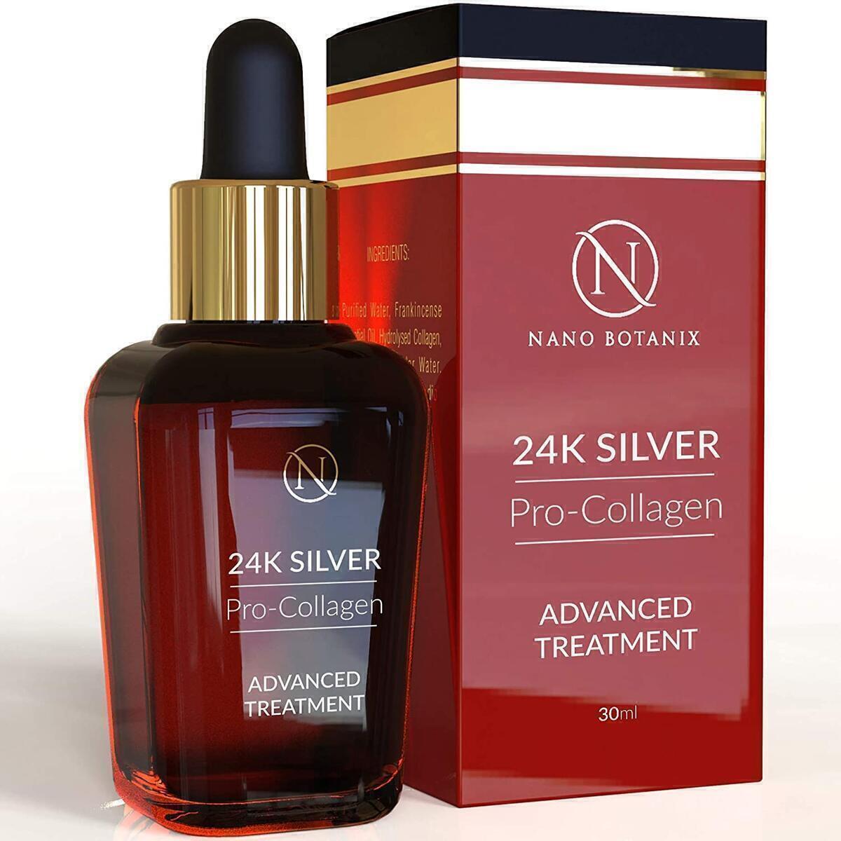 Pro-Collagen + 24K Silver Serum Anti aging defense for Face for Skin