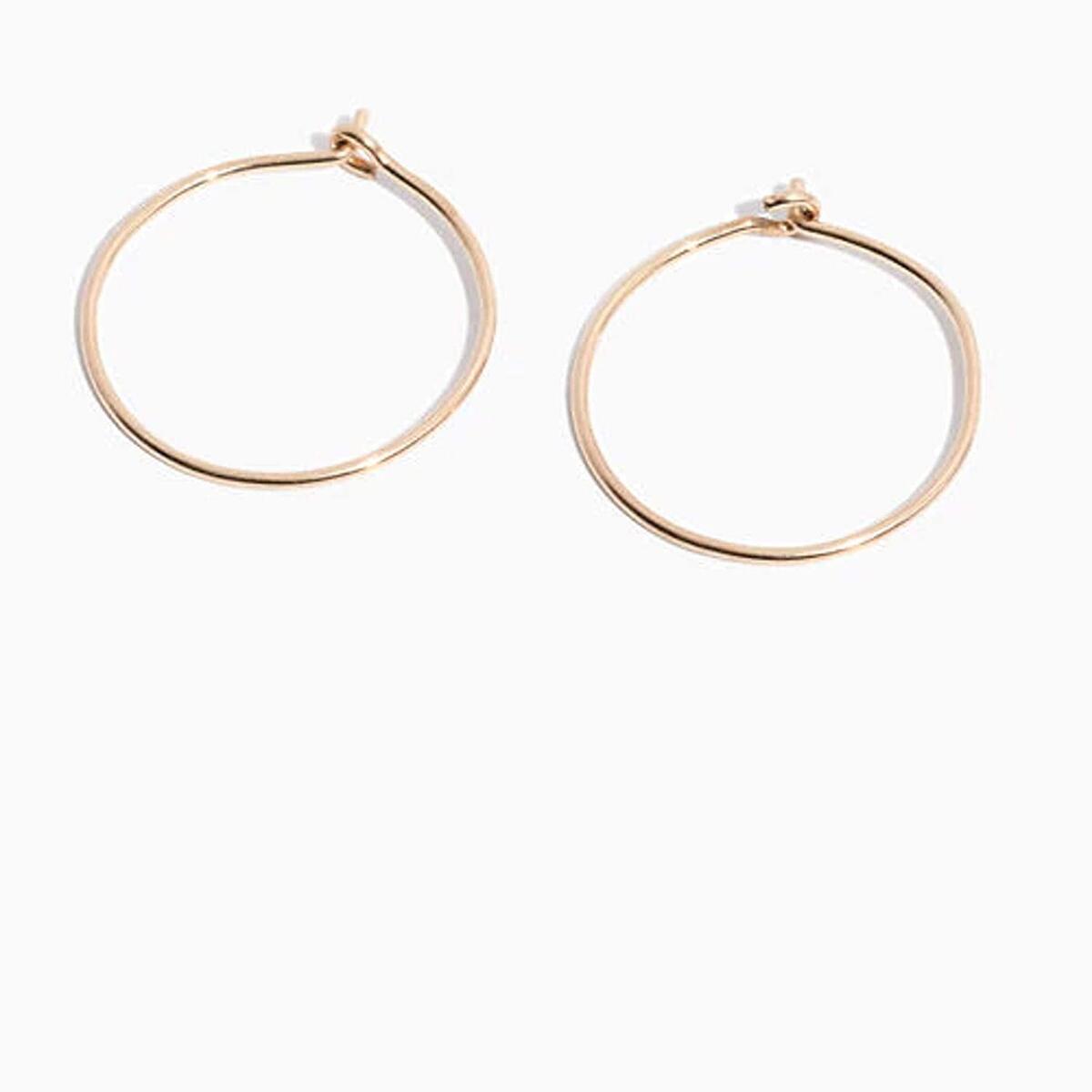 Tiny 14k Gold Filled Hoop Earrings