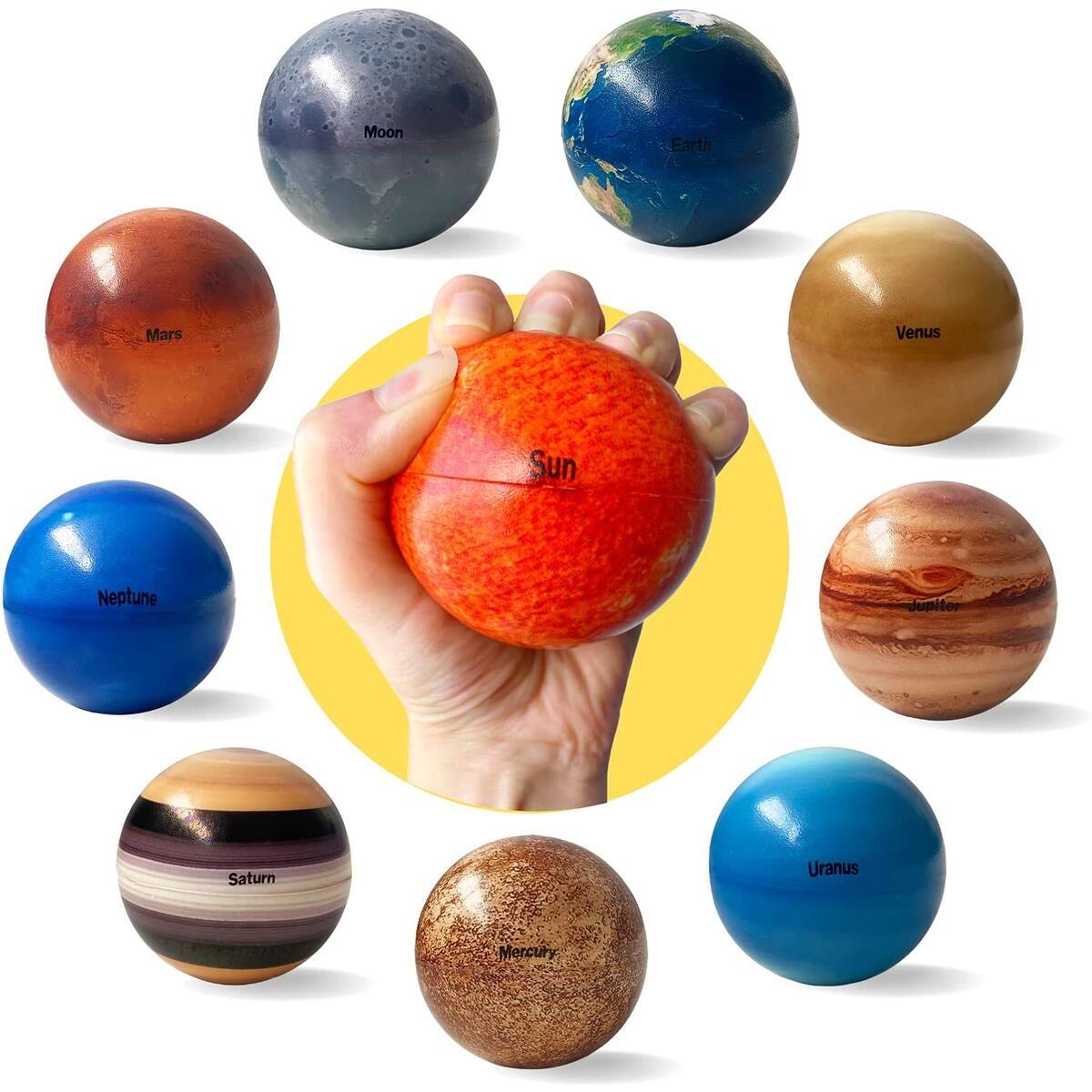 Solar System Stress Ball - Planet Educational Toys - Solar System Kit - Solar System Toys