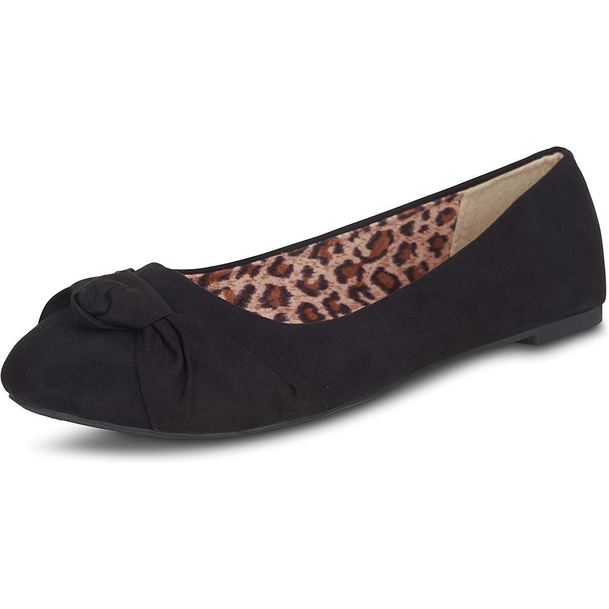 Rebate only for Color Black Size: 9   -  Women's Flats with Knot Front Cute Ballet Flats for Women Casual or Dressy Shoes for Women Comfortable Flats Womens Shoes
