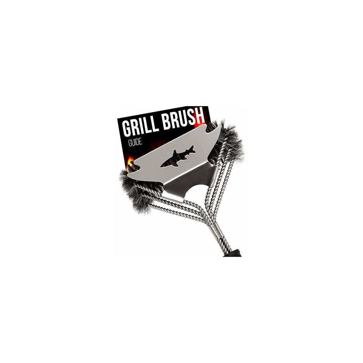 Grill Cleaner Wire Brush and Scraper - BBQ Cleaning Tool - Grill Grate Cleaner