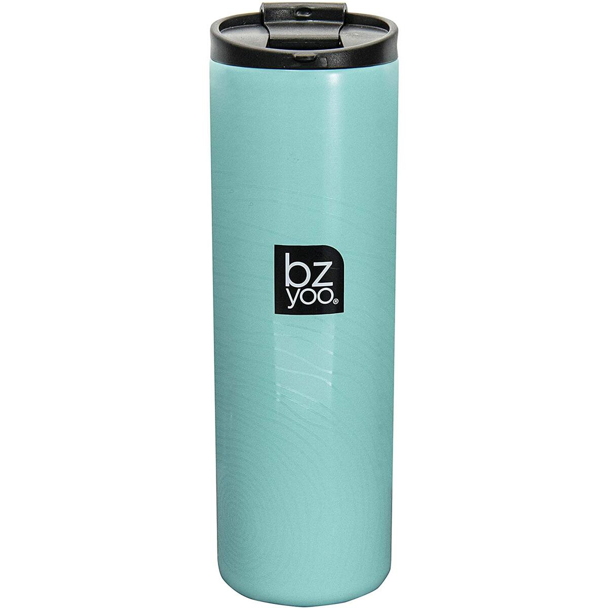 bzyoo Brew 18/8 Stainless 16oz Coffee Mug Thermal Bottle with Leak Proof Design  (Organica, Sage)
