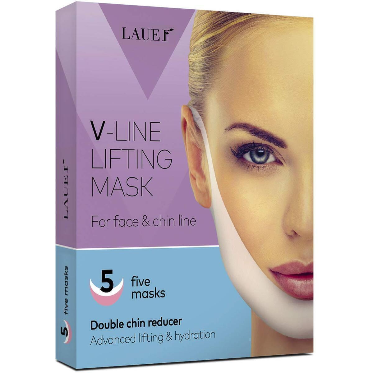 V Shaped Slimming Face Mask Double Chin Reducer V Line Lifting Mask Neck Lift Tape Face Slimmer Patch For Firming and Tightening Skin