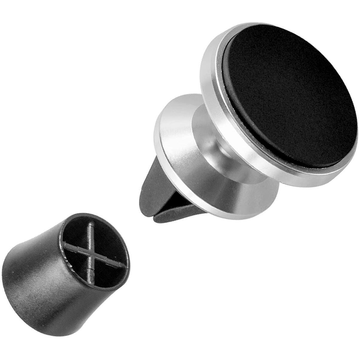 Rebate Only for Color: Silver =  Cell Phone Car Mount- Magnetic Car Phone Holder for Use with Dash or Air Vent- Secure Magnetic Car Accessory for Hands Free Display- Universally Compatible