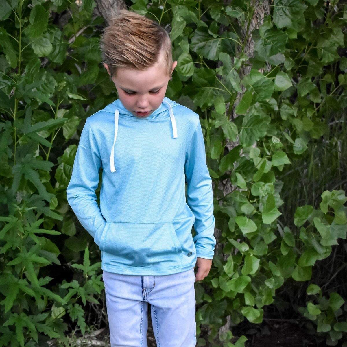 Kids Upf 50 Long Sleeve Shirt Hoodie Cash Back - RebateKey