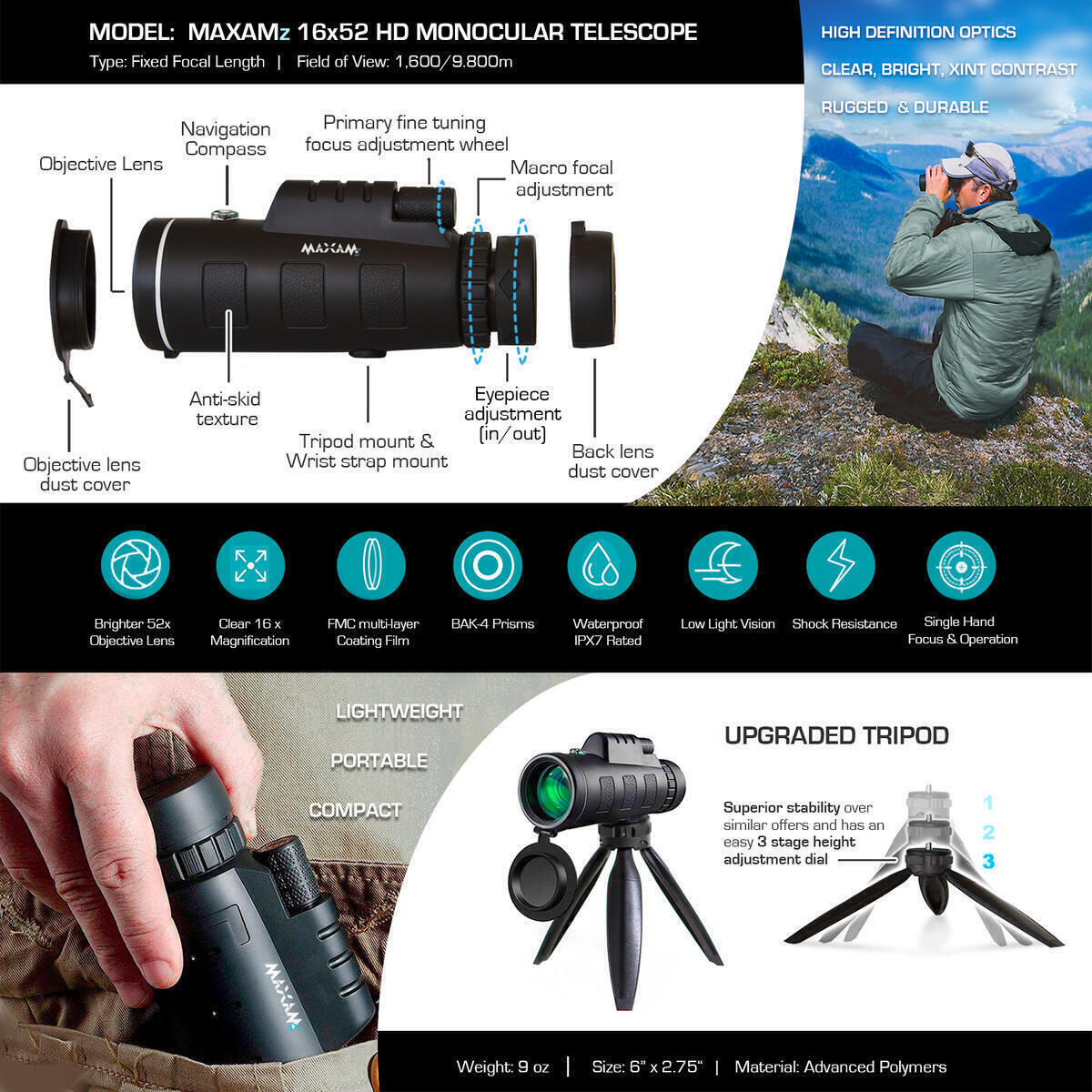 Monocular Telescope 19 Cashback - RebateKey